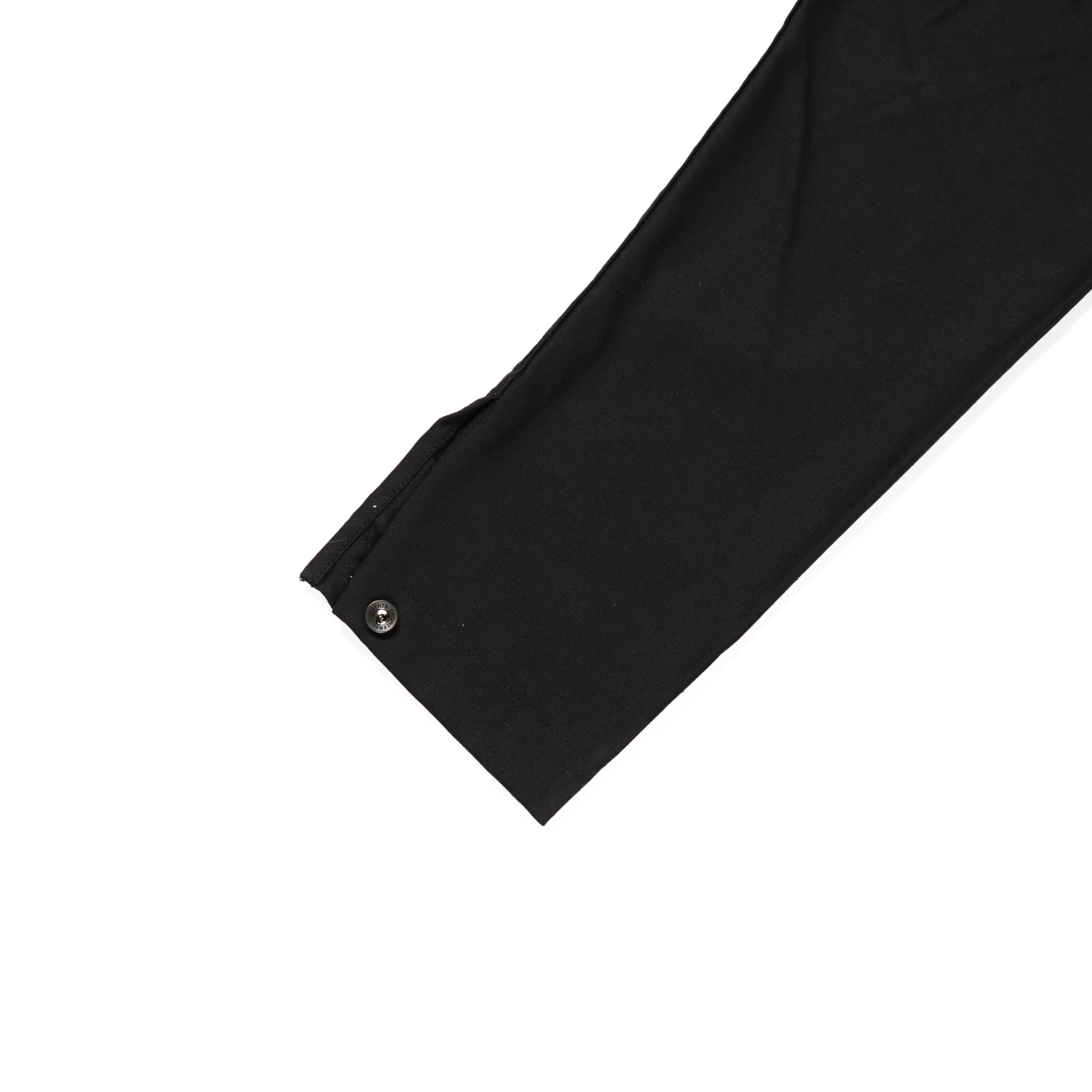 Utility Jacket - Black Cotton Reverse Sateen - Image 5