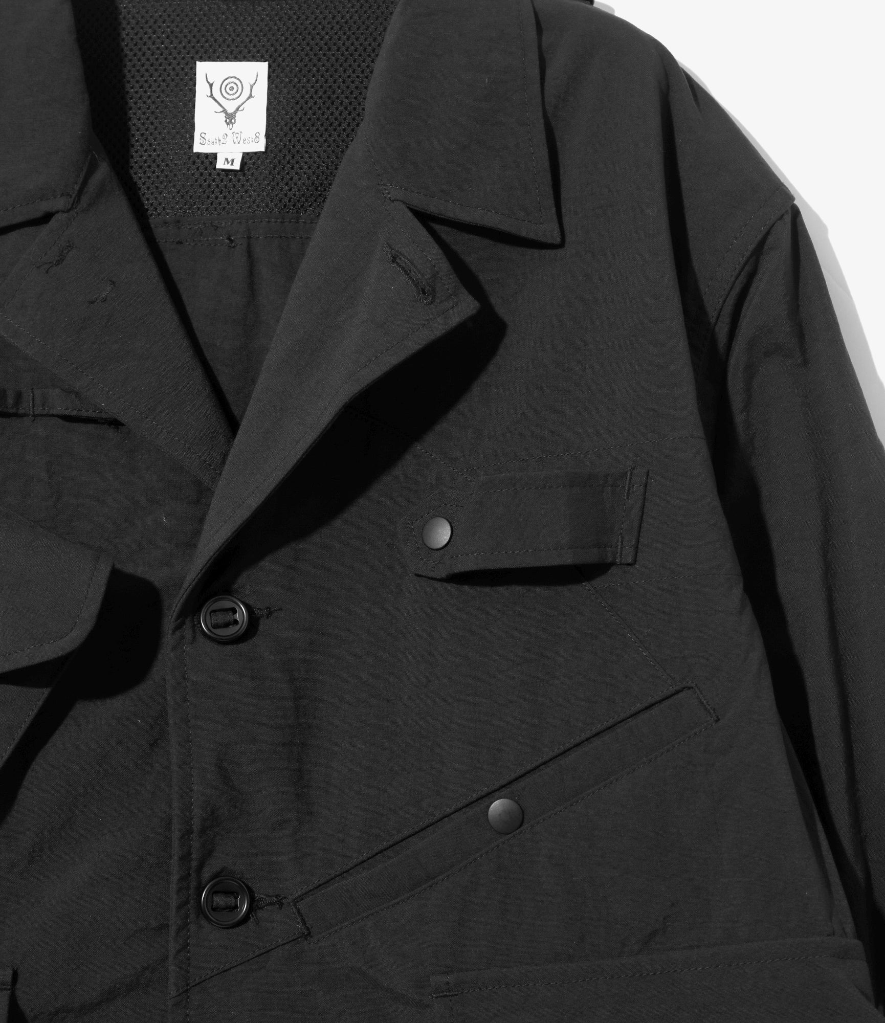 Tenkara Shirt - Black - Nylon Oxford - Image 2