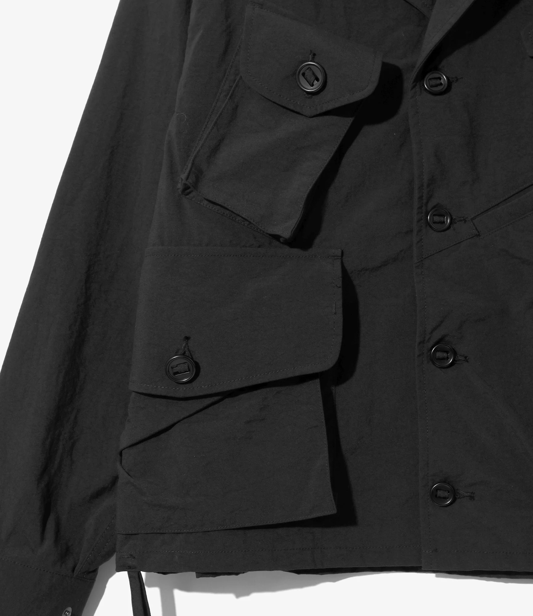 Tenkara Shirt - Black - Nylon Oxford - Image 3