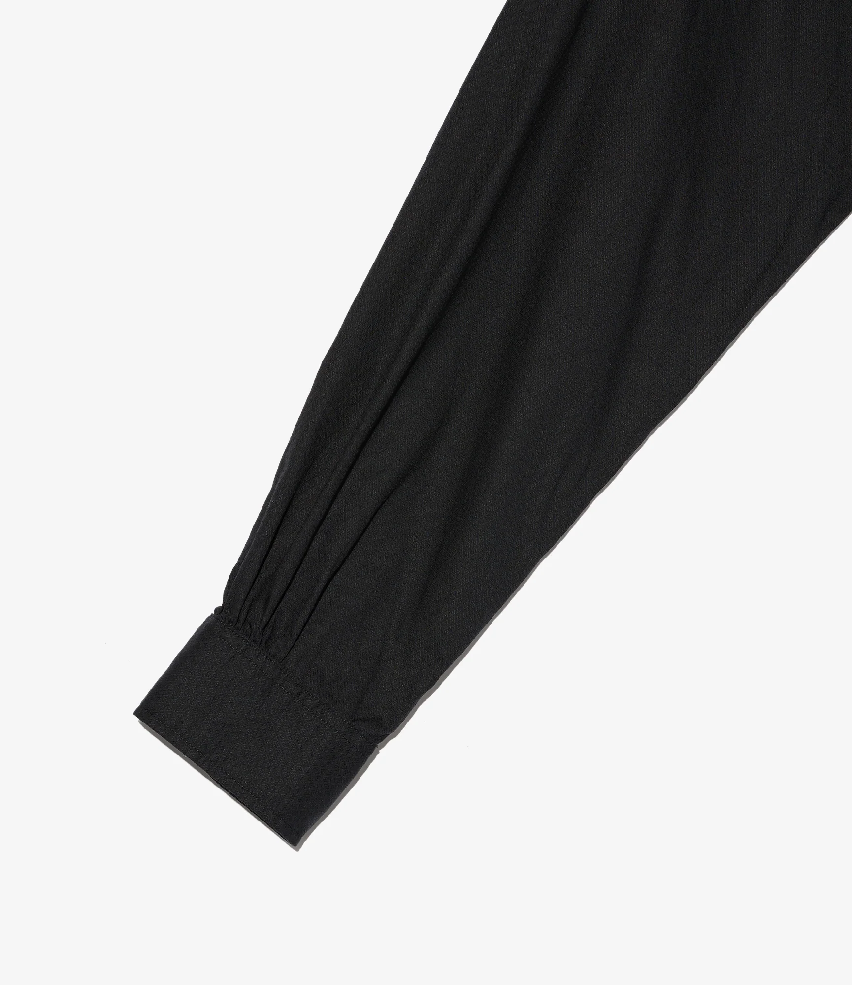 19th Century BD Shirt - Black Cotton Dobby Small Foulard - Image 4