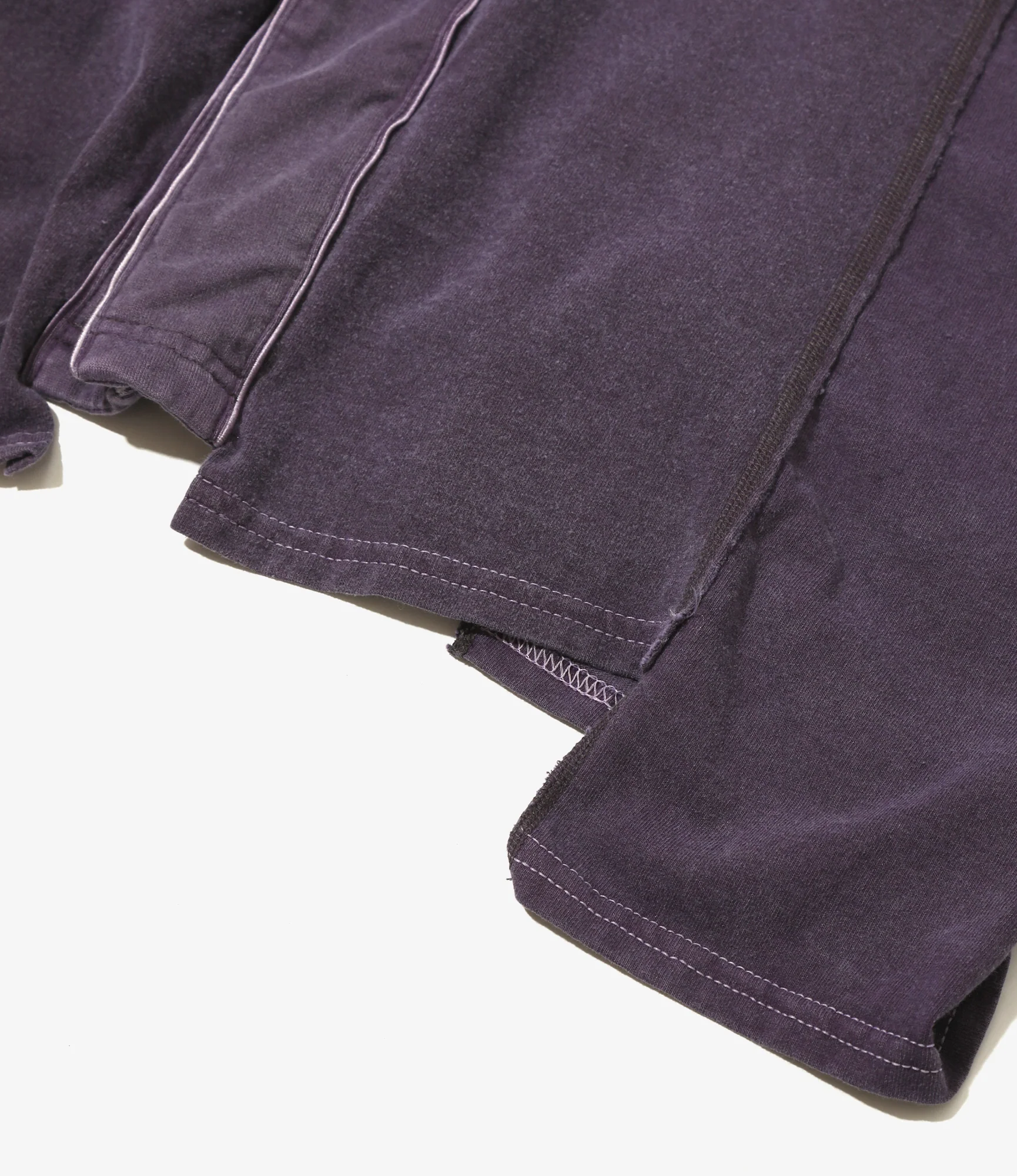 3 Cut Wide Baseball Tee - Purple - Over Dye - Image 3