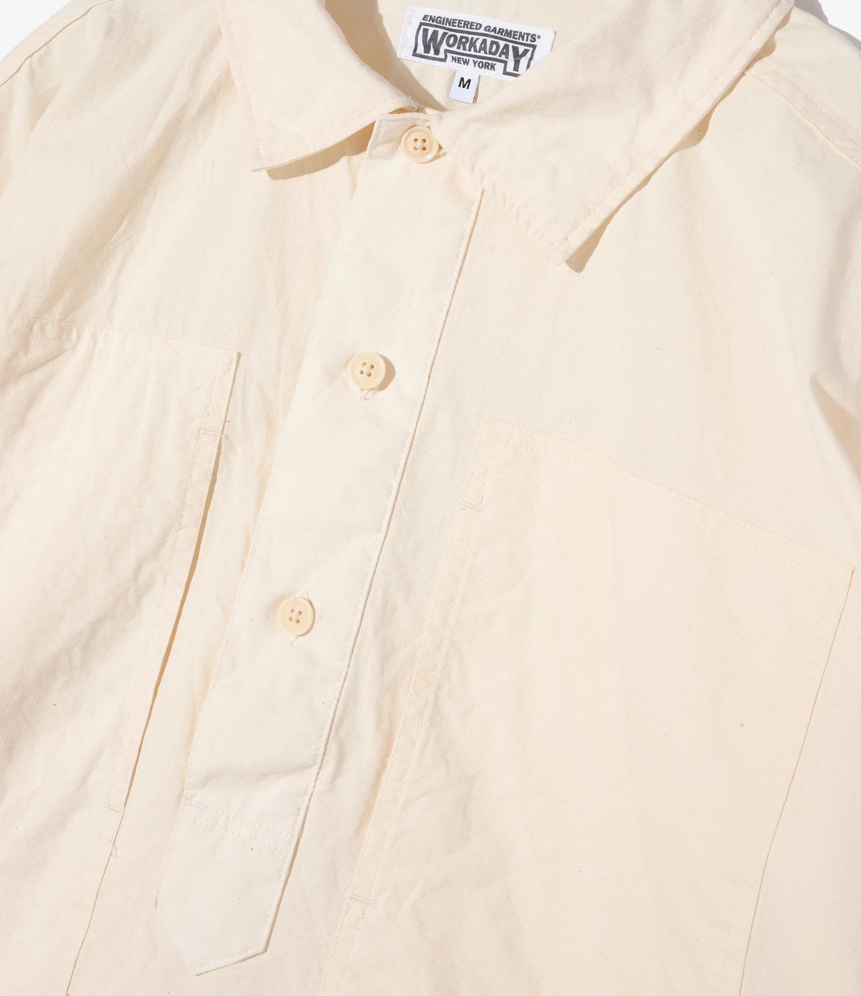 Army Pop Over Shirt - Natural Kona Cotton - Image 2