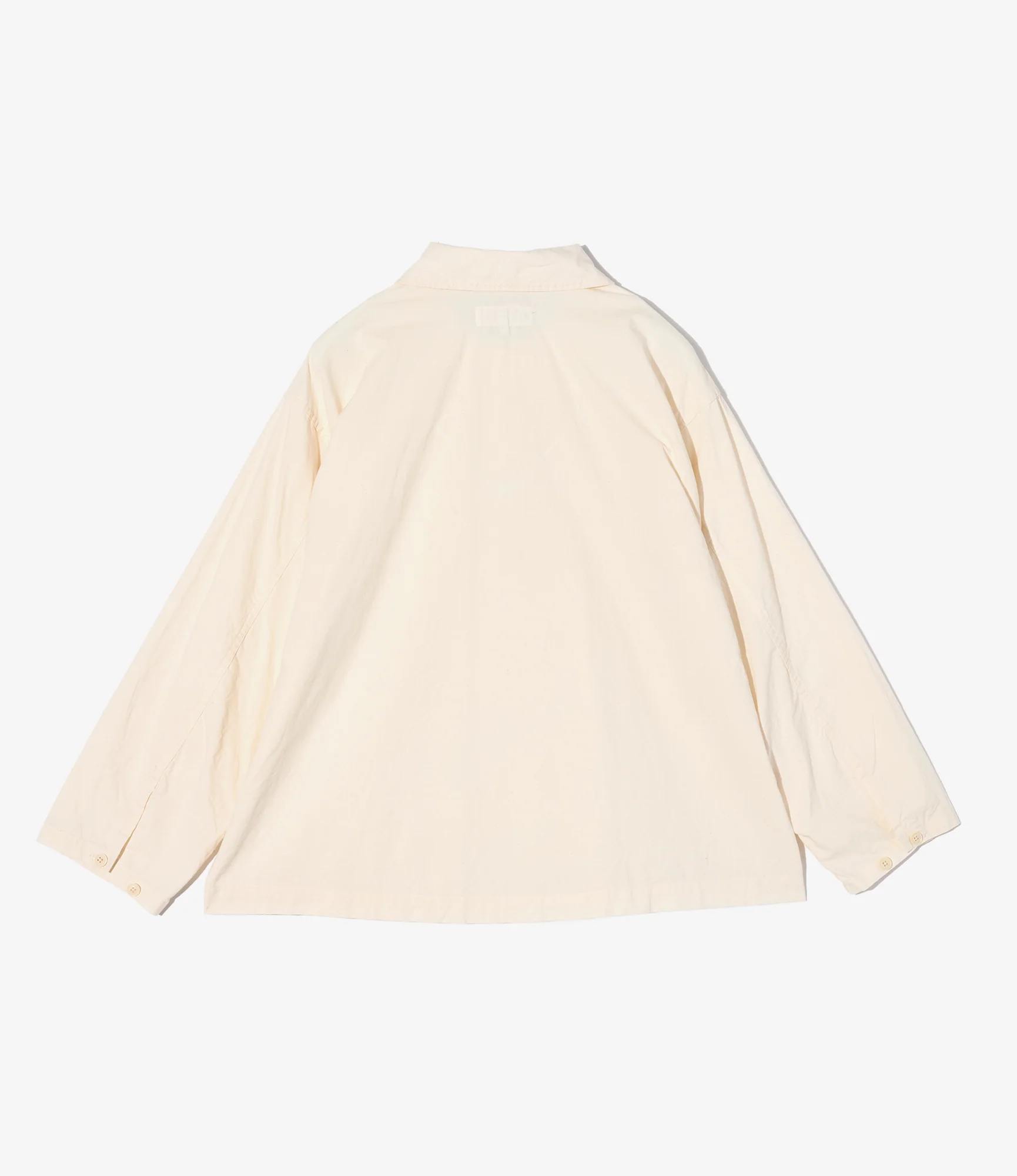 Army Pop Over Shirt - Natural Kona Cotton - Image 3