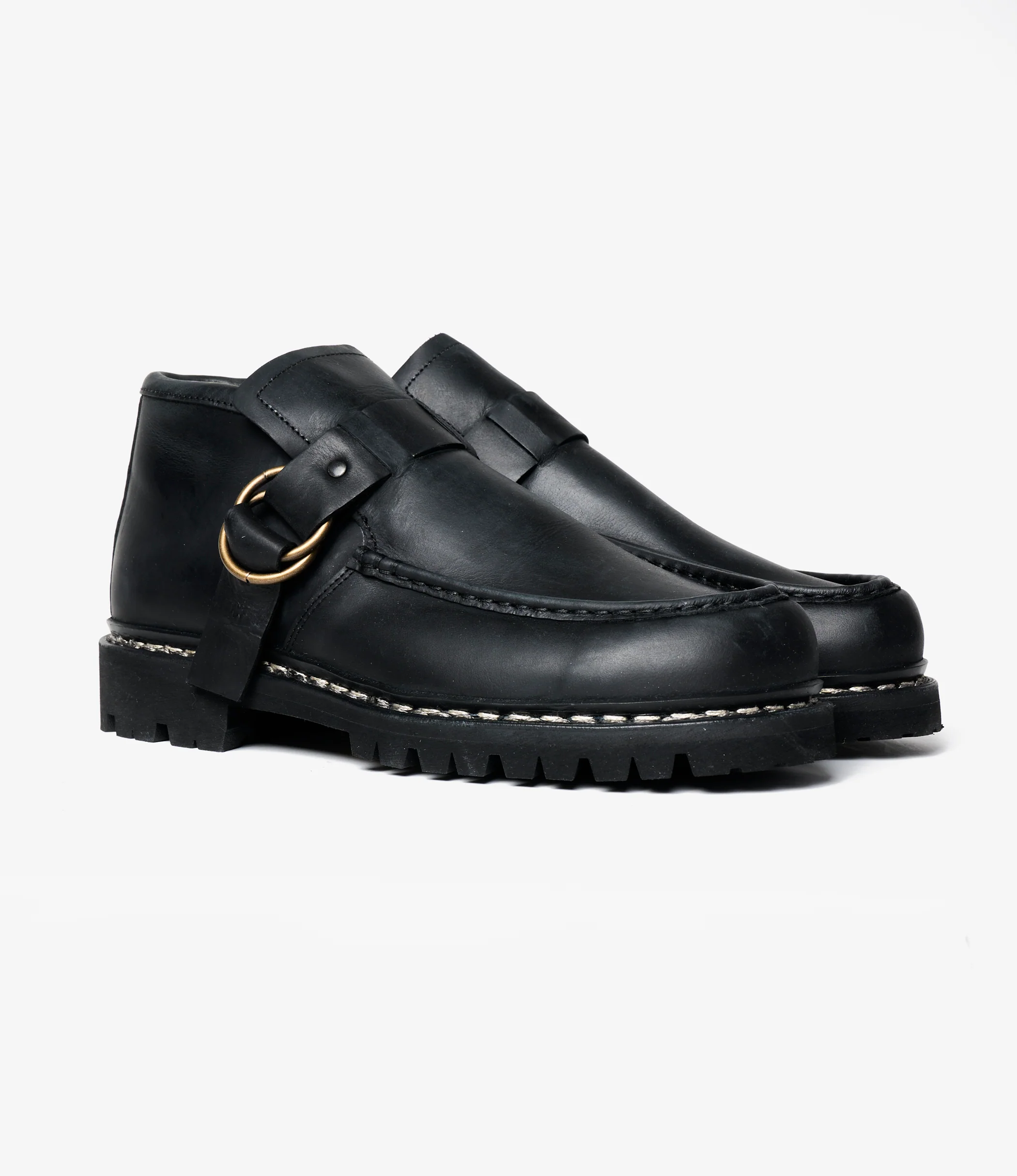 Art. Wop - Black Daker Oily Leather