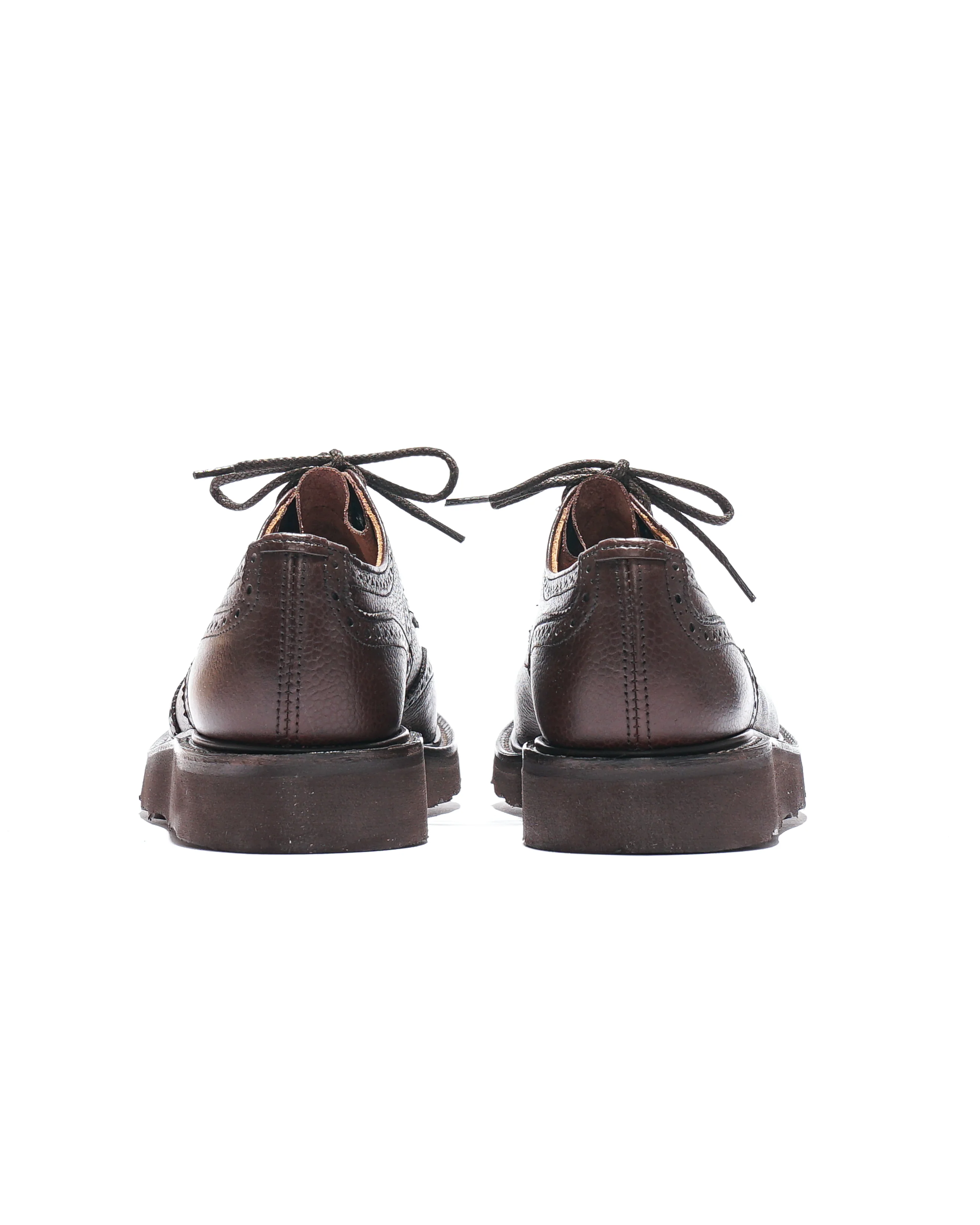 Engineered Garments x Tricker's Asymmetric Gibson - Brown Scotch Grain Morflex - Image 7