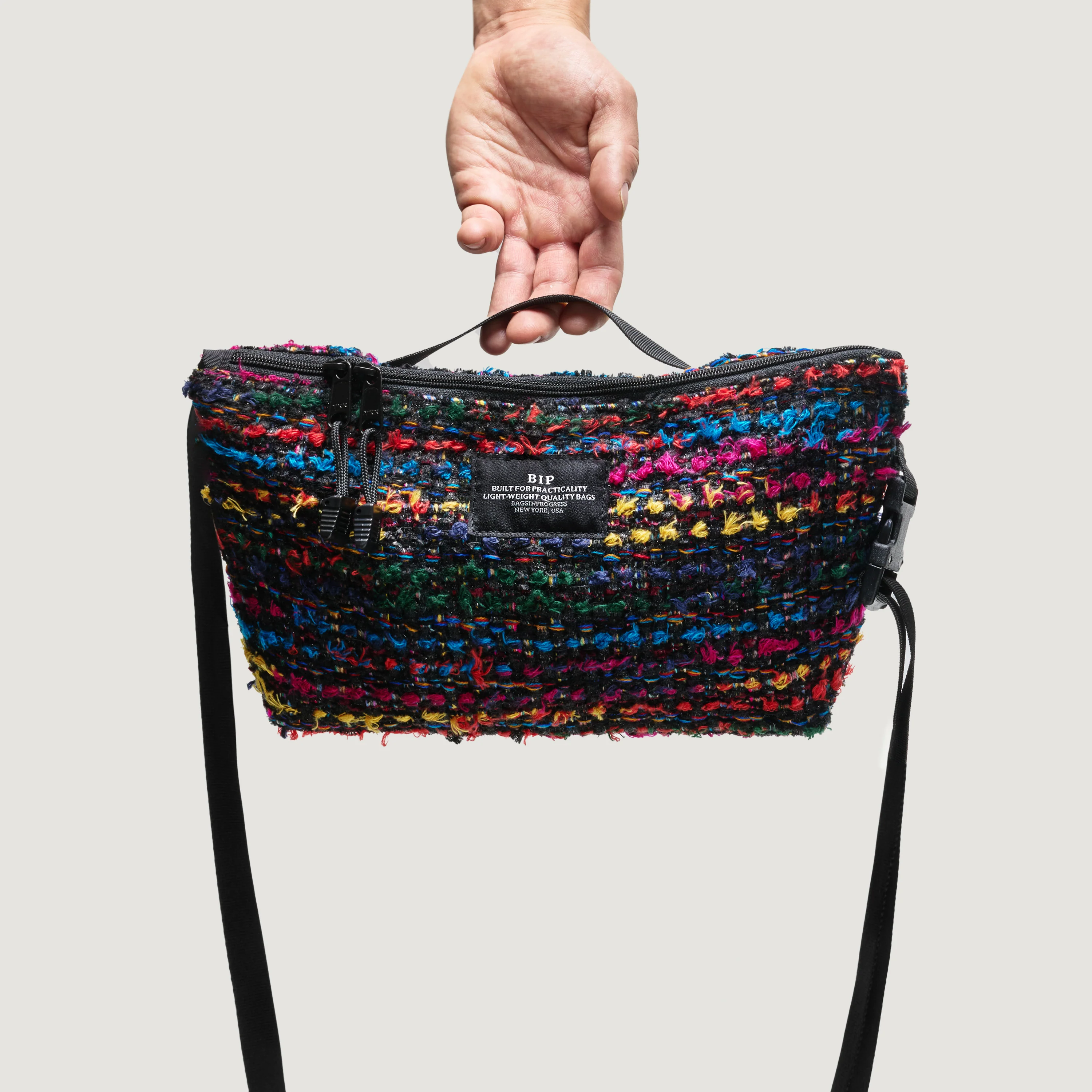 Fannypack Crossbody - Multi Tweed - Image 4