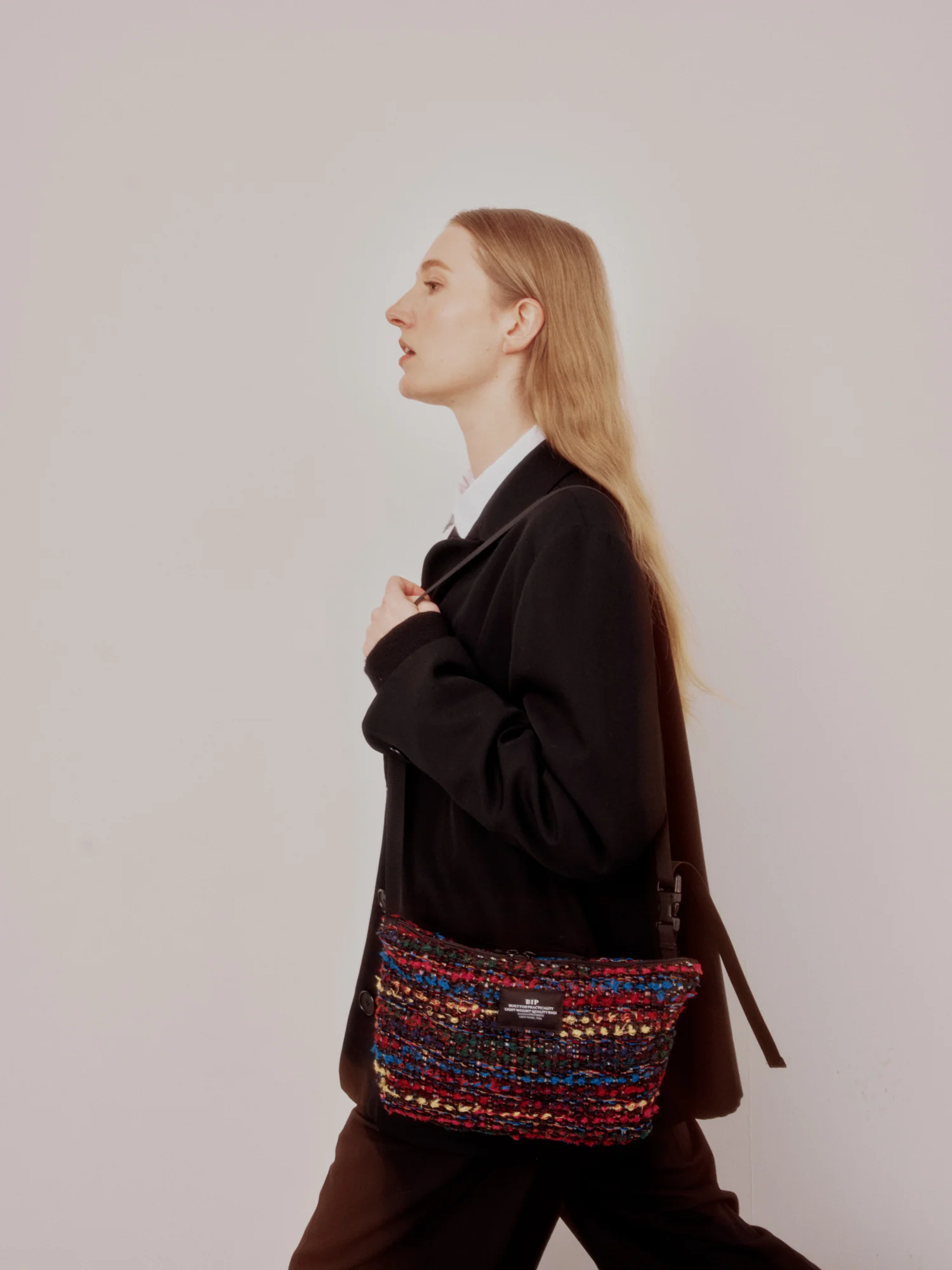 Fannypack Crossbody - Multi Tweed - Image 5