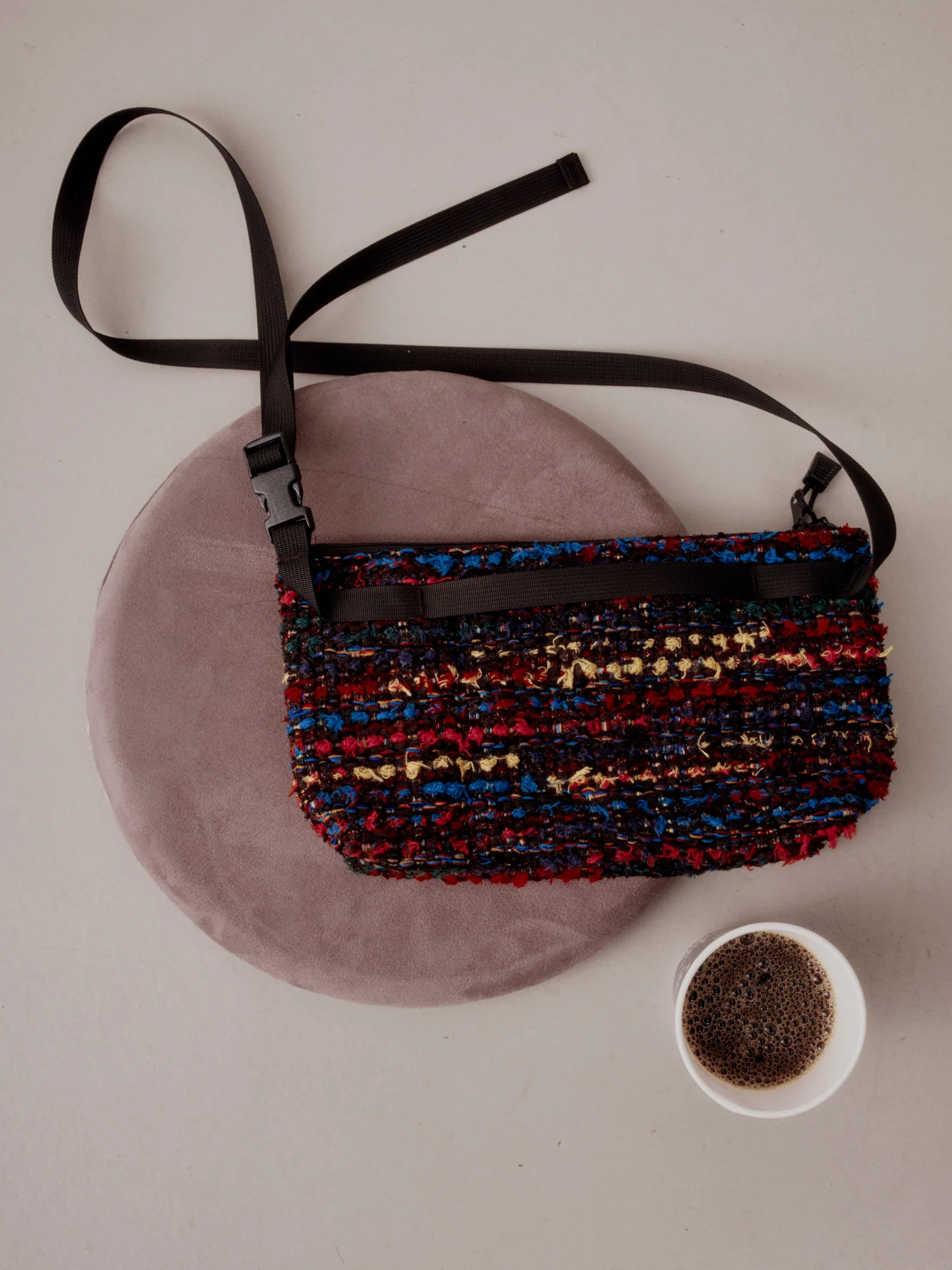 Fannypack Crossbody - Multi Tweed - Image 7
