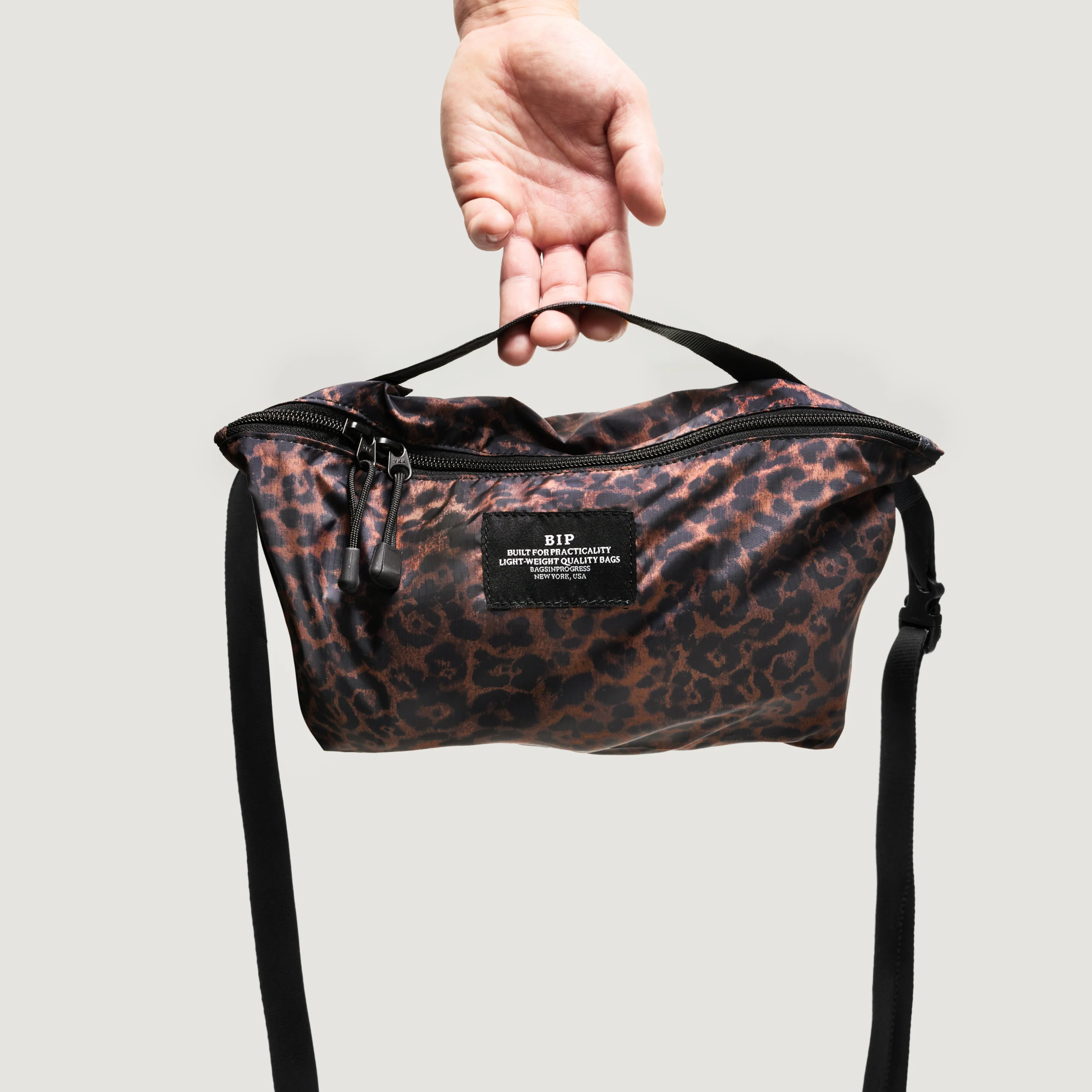 Fannypack Crossbody - Printed Polyester - Leopard - Image 4