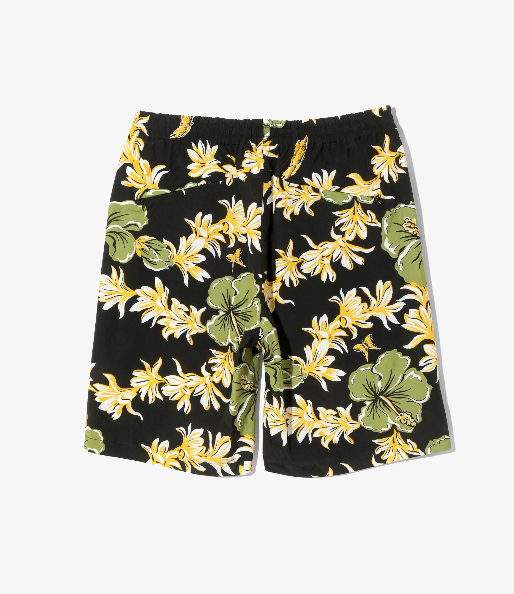 Basketball Short - Black - C/R Printed Flower & Papillon - Image 4