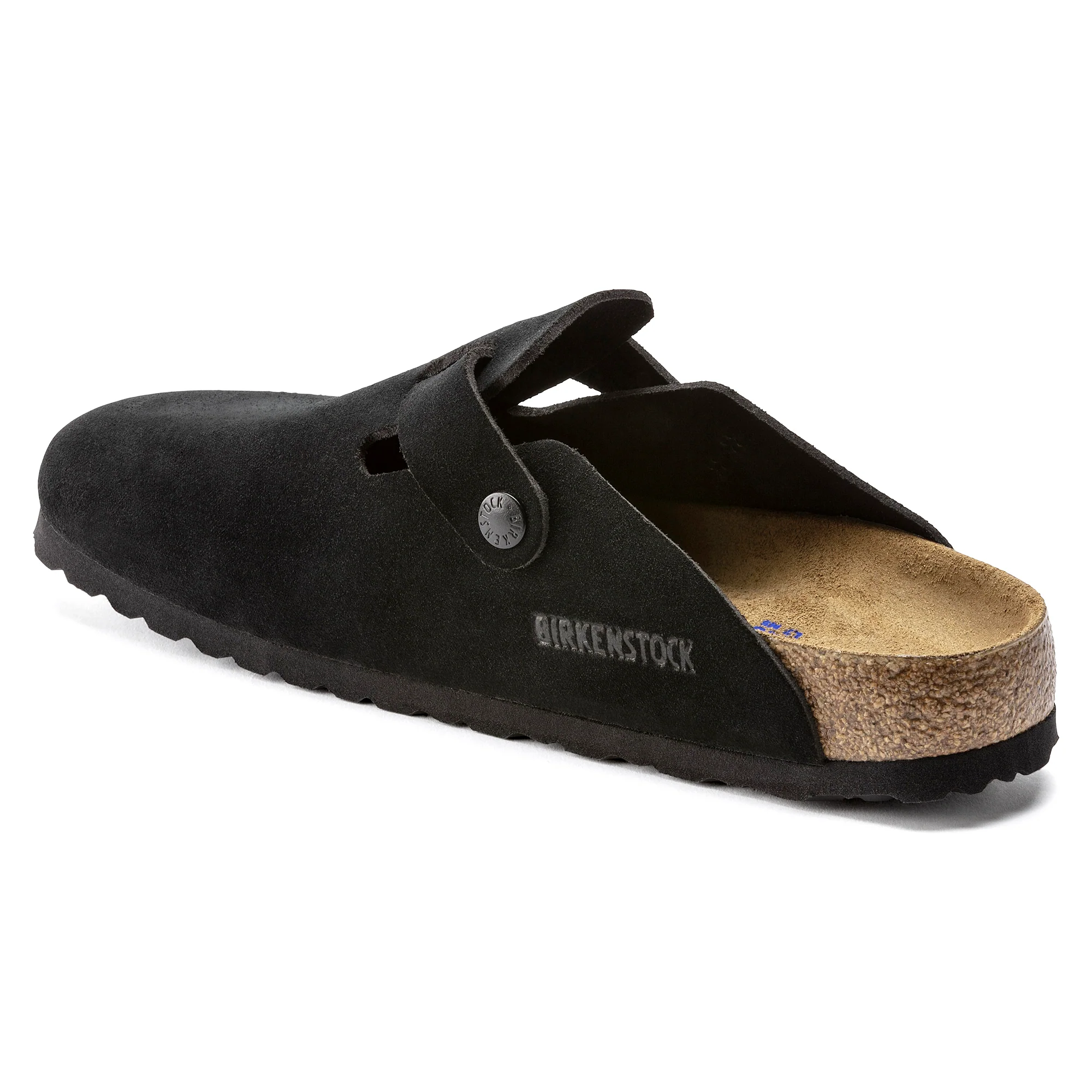 Boston - Black Suede - Soft Footbed - Image 3
