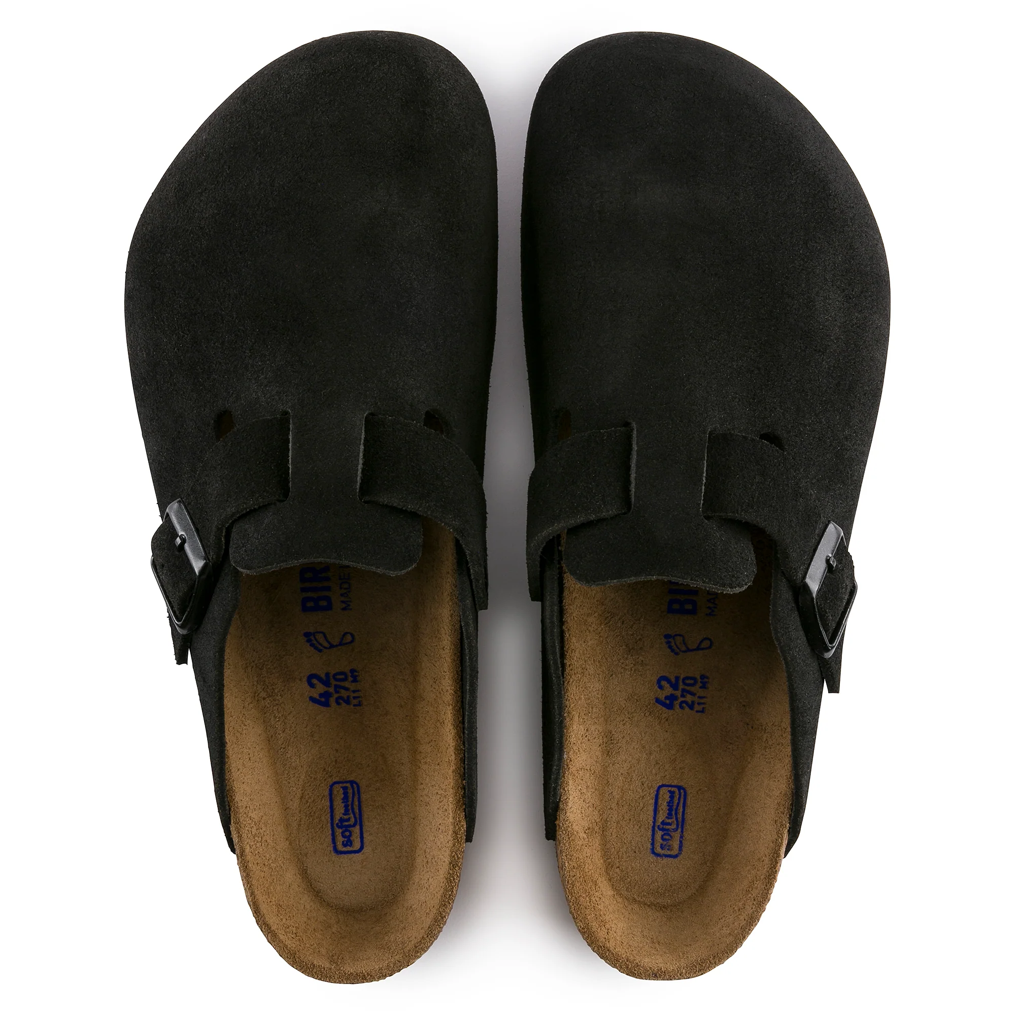 Boston - Black Suede - Soft Footbed - Image 4