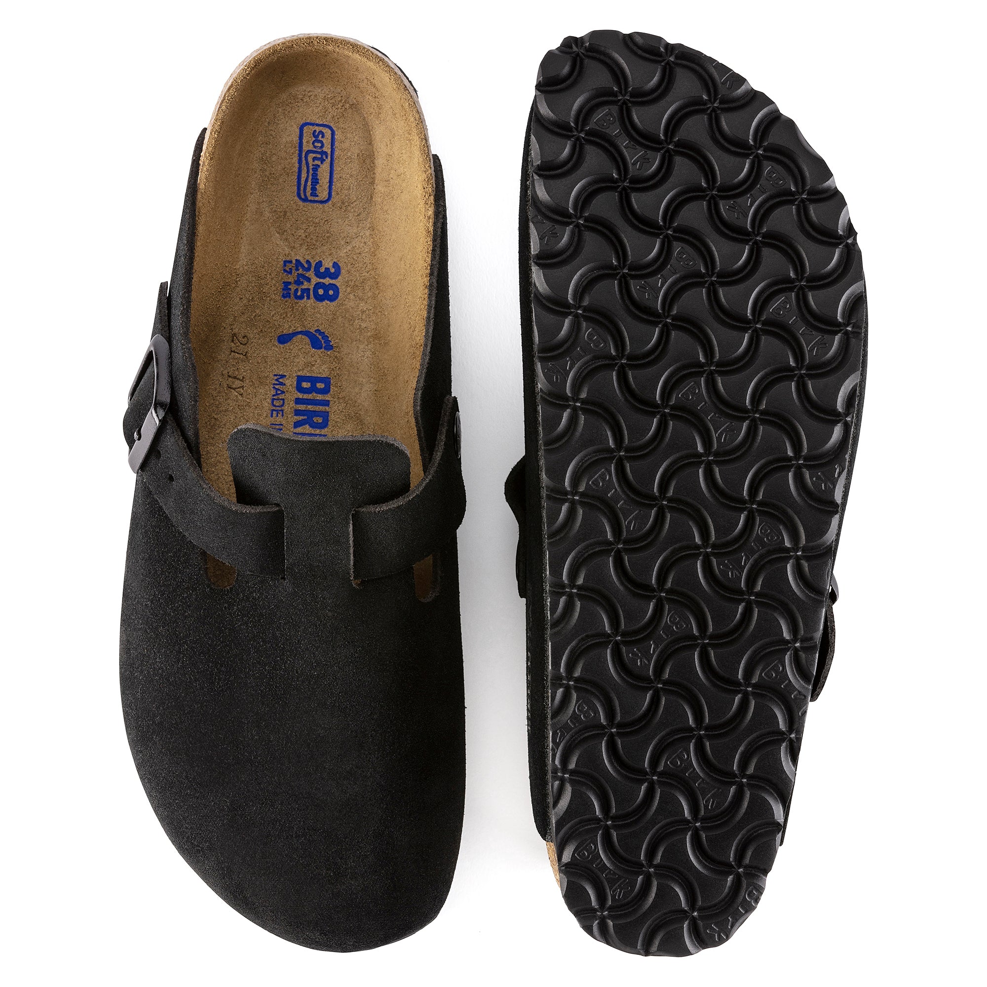 Boston - Black Suede - Soft Footbed - Image 7