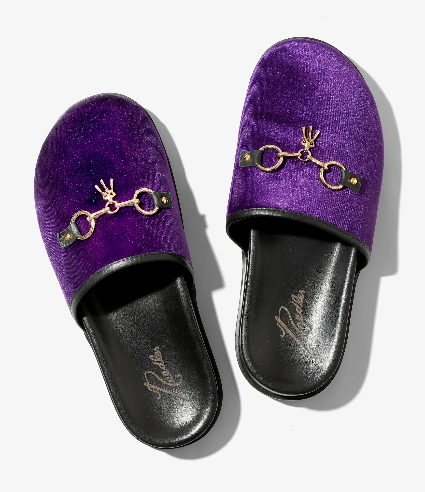 Bit Tassel Velvet Slip-In - Purple - Image 2