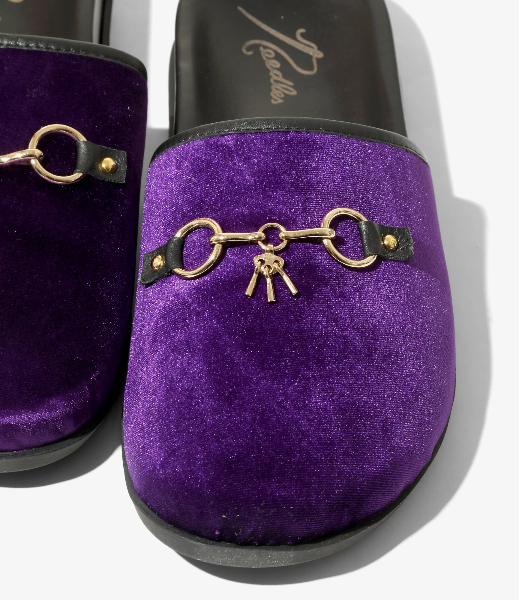 Bit Tassel Velvet Slip-In - Purple - Image 3