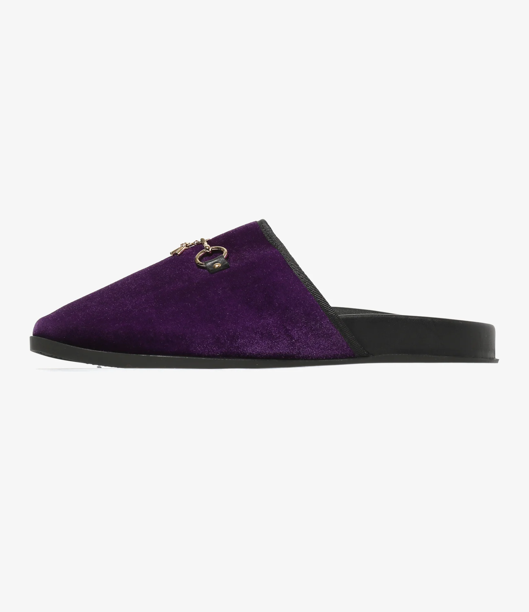 Bit Tassel Velvet Slip-In - Purple - Image 4