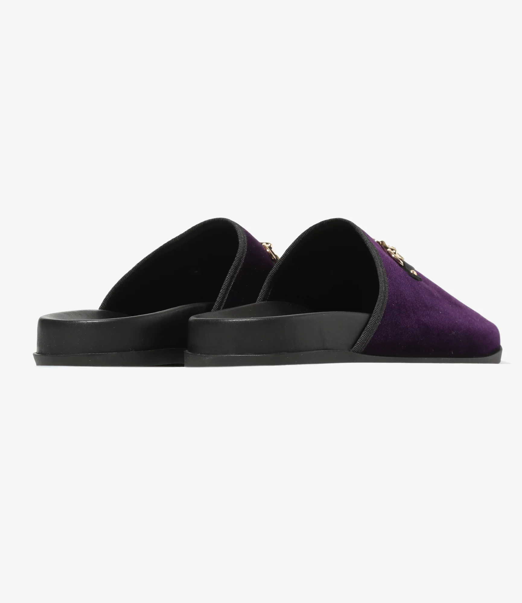 Bit Tassel Velvet Slip-In - Purple - Image 5