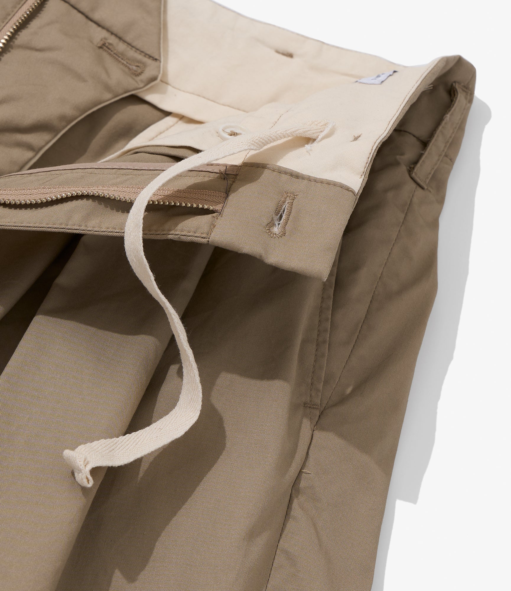 Bontan Shorts for NNY x Blue in Green - Khaki Highcount Twill - Image 3