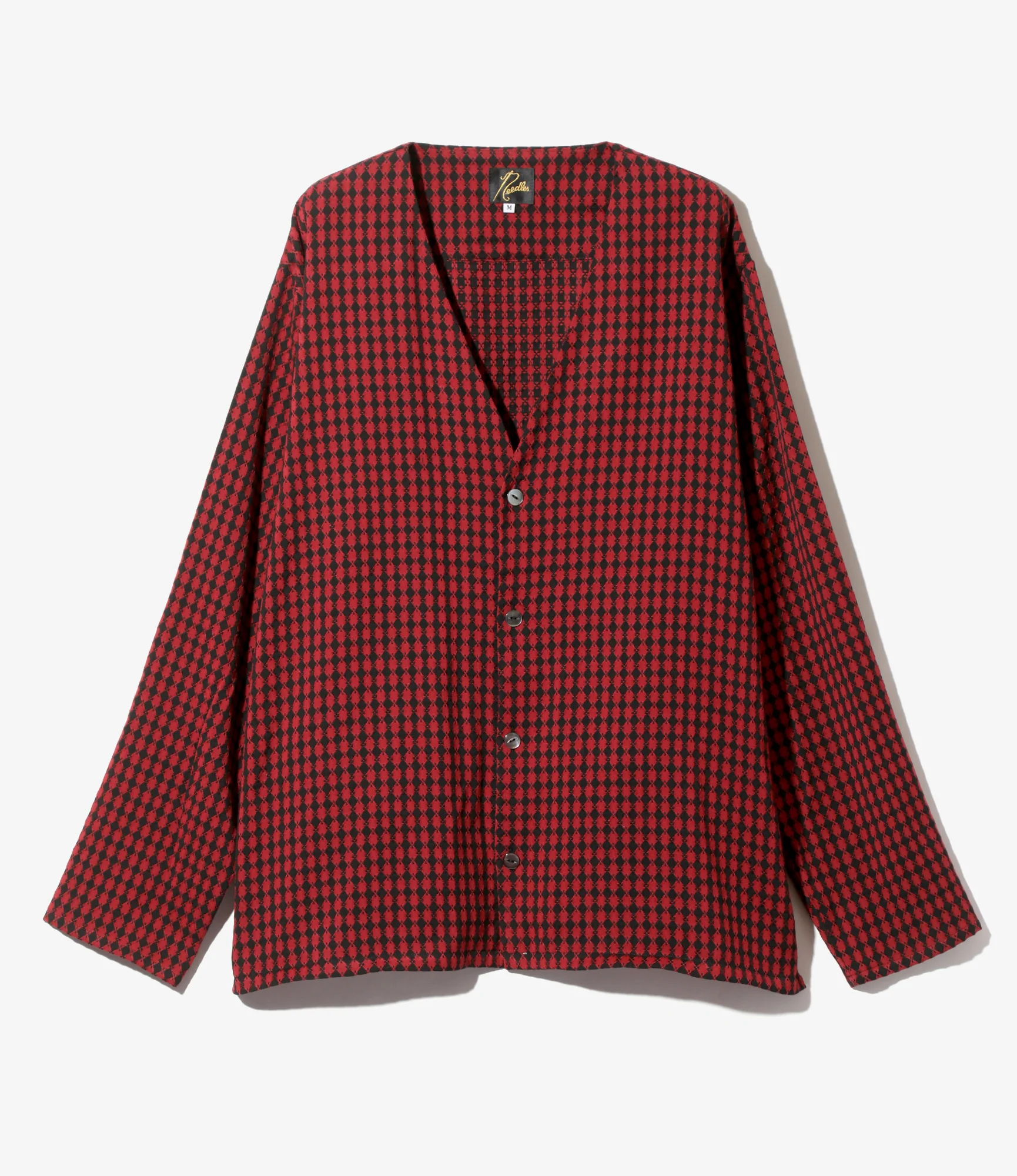 Cardigan Jacket - Red - C/R Diamond Jq.