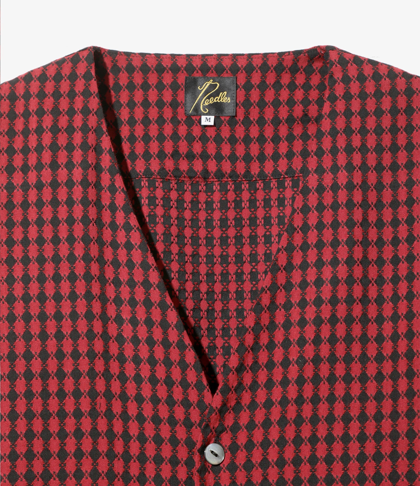 Cardigan Jacket - Red - C/R Diamond Jq. - Image 2