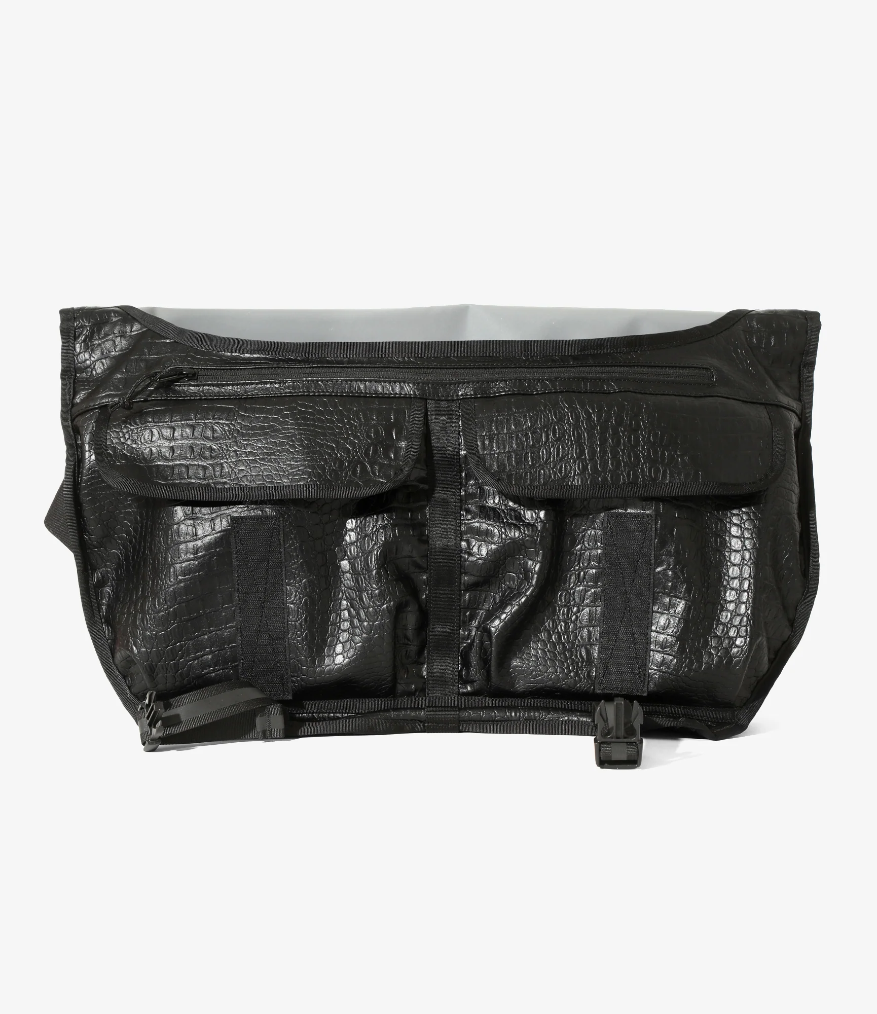 Chrome x Engineered Garments - Citizen 24L Messenger Bag - Black Stamped Croc - Image 5