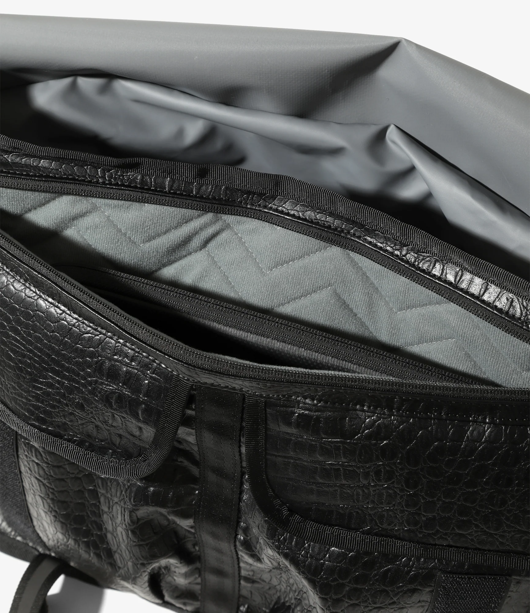 Chrome x Engineered Garments - Citizen 24L Messenger Bag - Black Stamped Croc - Image 6