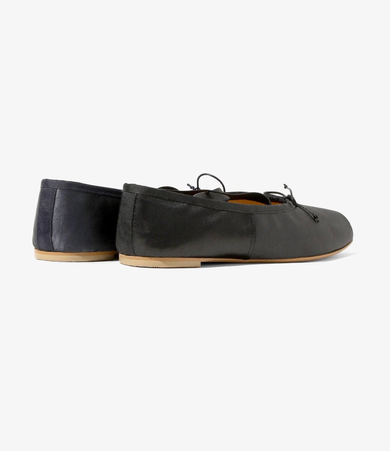Color Combination Ballet Shoes - Black - Image 7