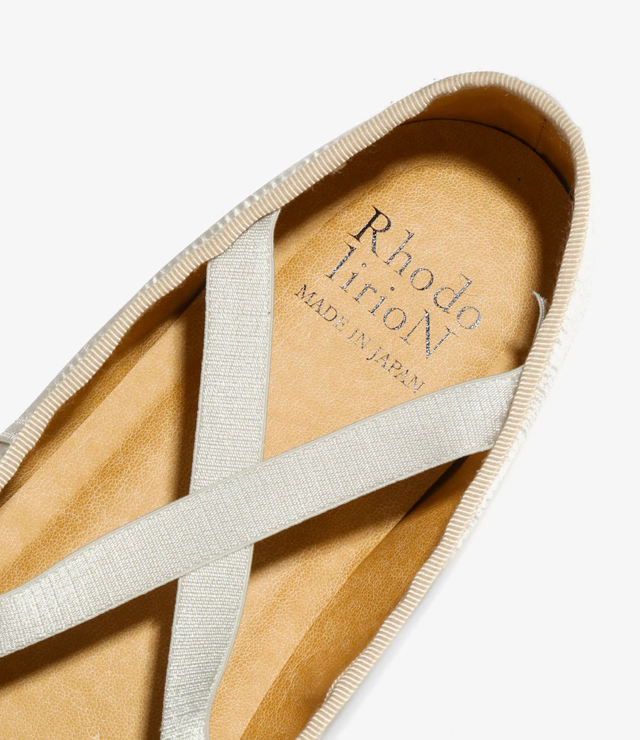 Color Combination Ballet Shoes - Tan - Sateen - Image 6