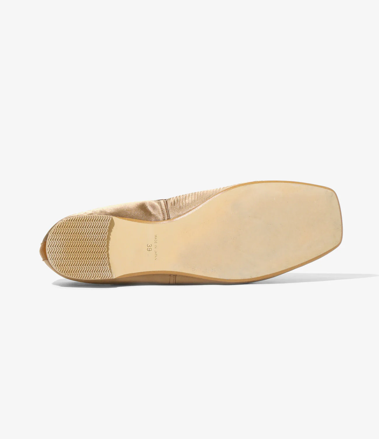 Color Combination Ballet Shoes - Tan - Sateen - Image 7