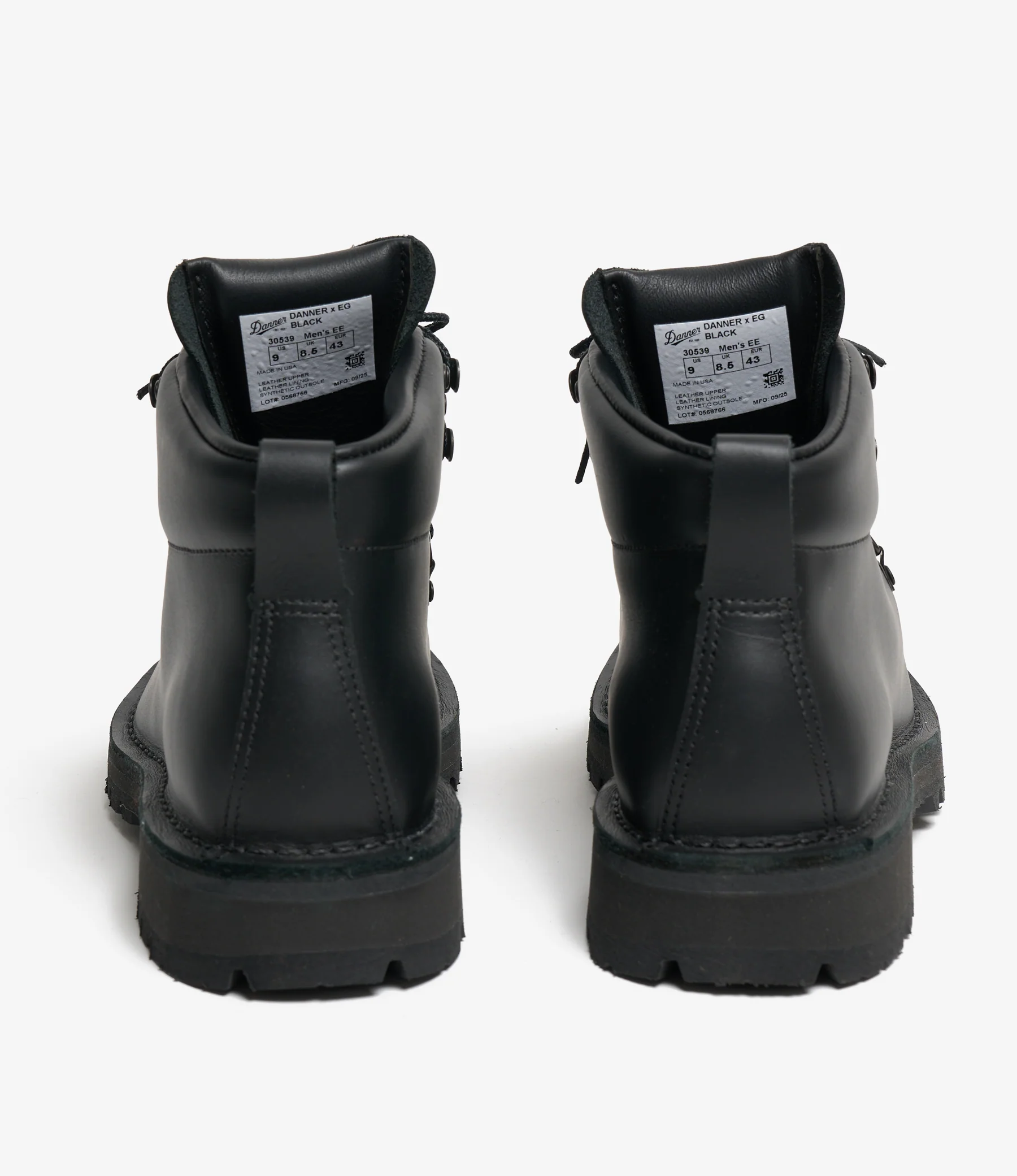 Engineered Garments x Danner - Mountain Light - Black Leather - Image 4