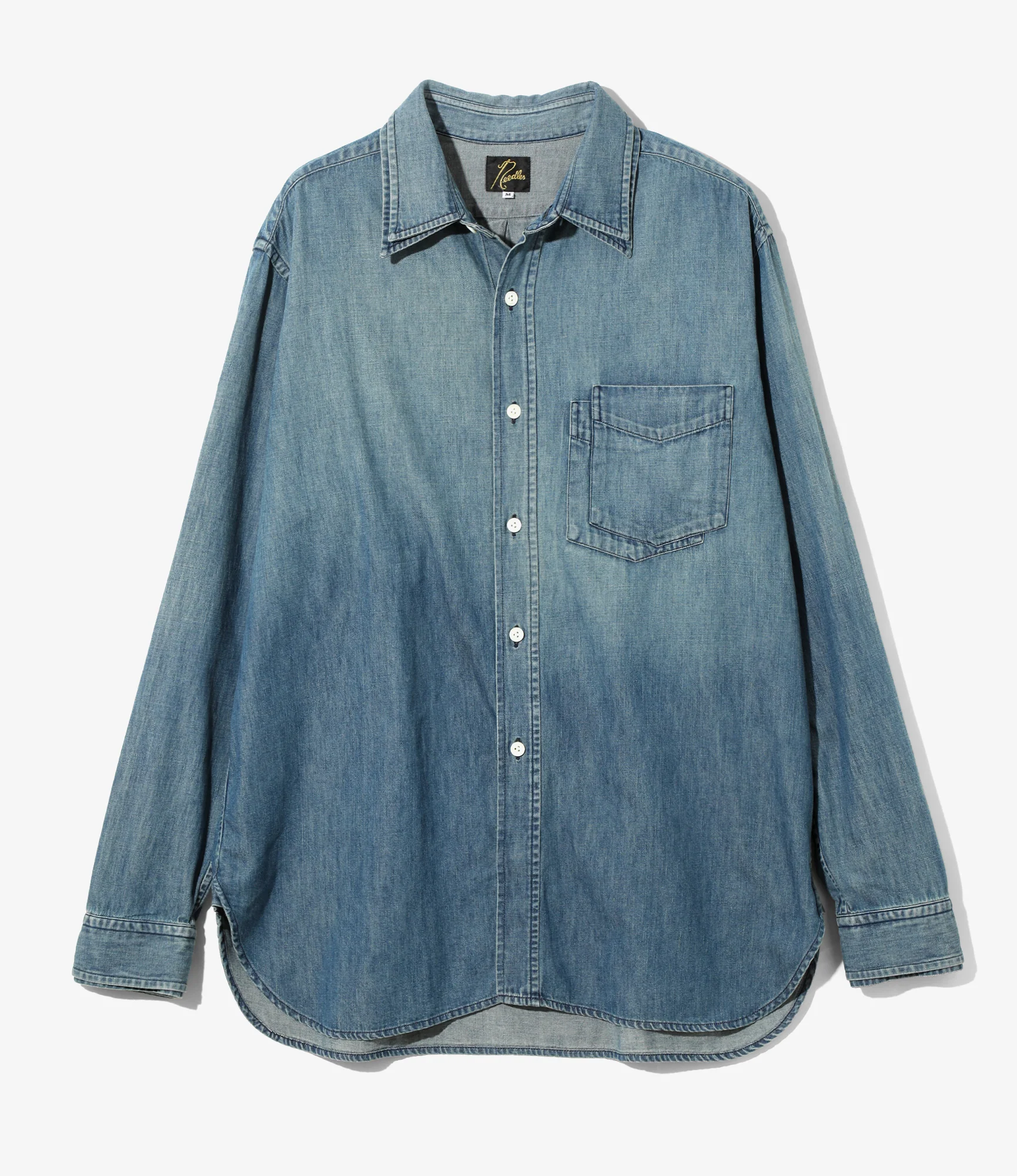Double Collar Shirt - Blue - 6oz Denim