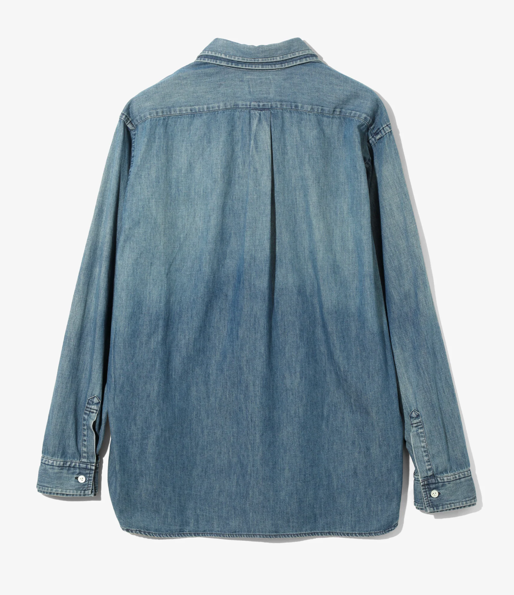 Double Collar Shirt - Blue - 6oz Denim - Image 6