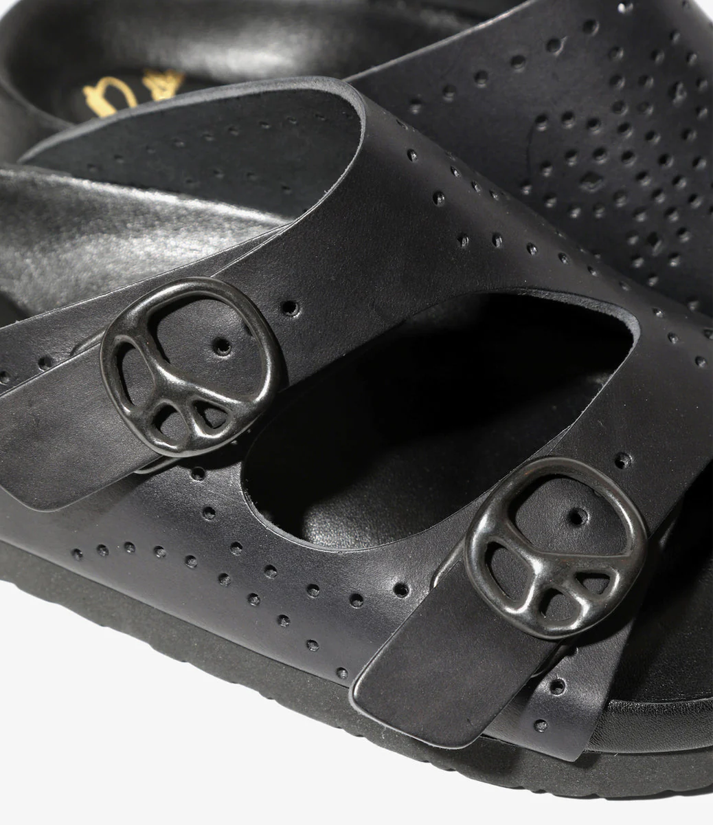 Double Strap Sandal - Black - Cowhide Lthr. - Image 3