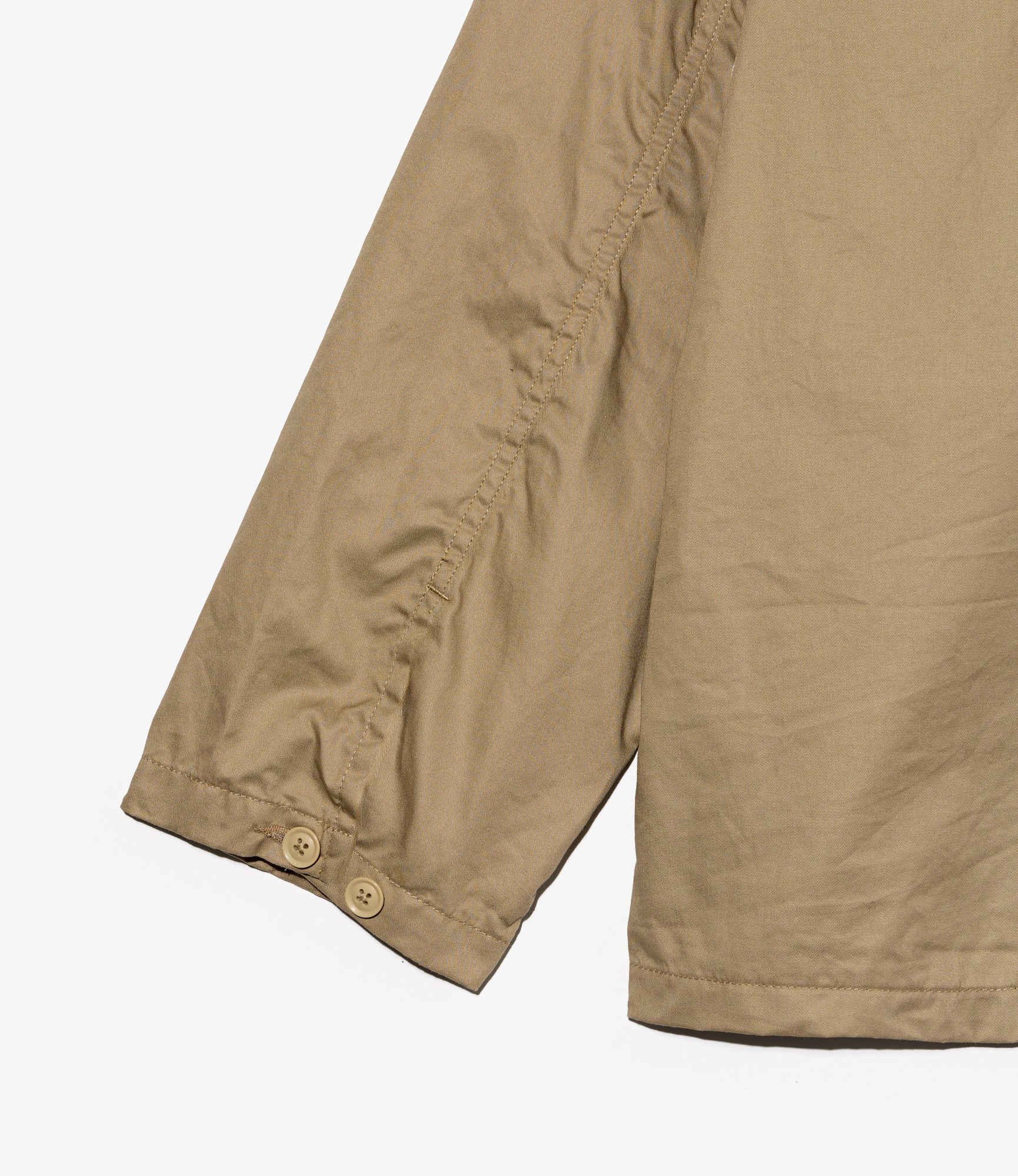 Army Shirt - Khaki High Count Twill - Image 5
