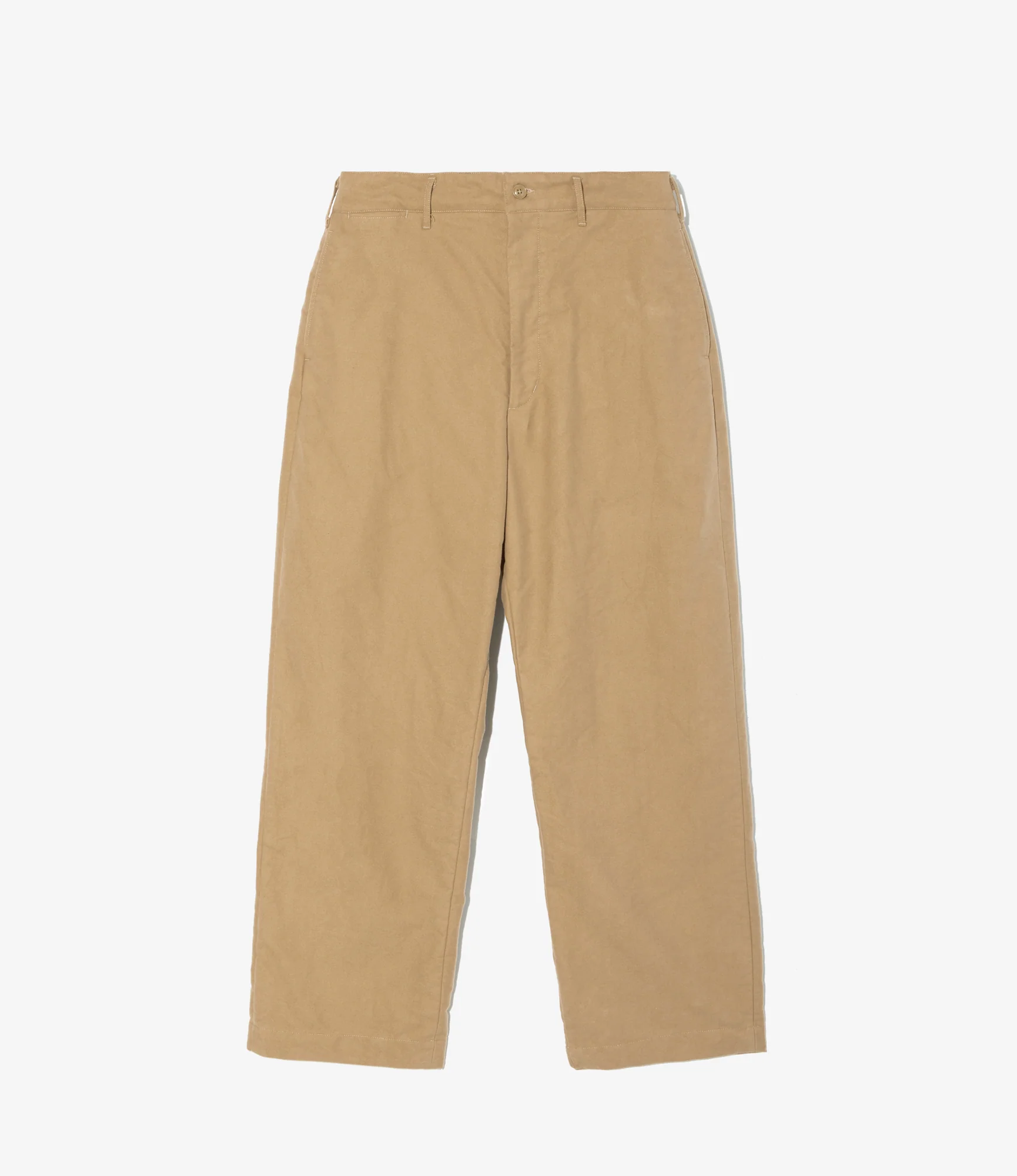 Chino Pant - Camel Cotton Moleskin
