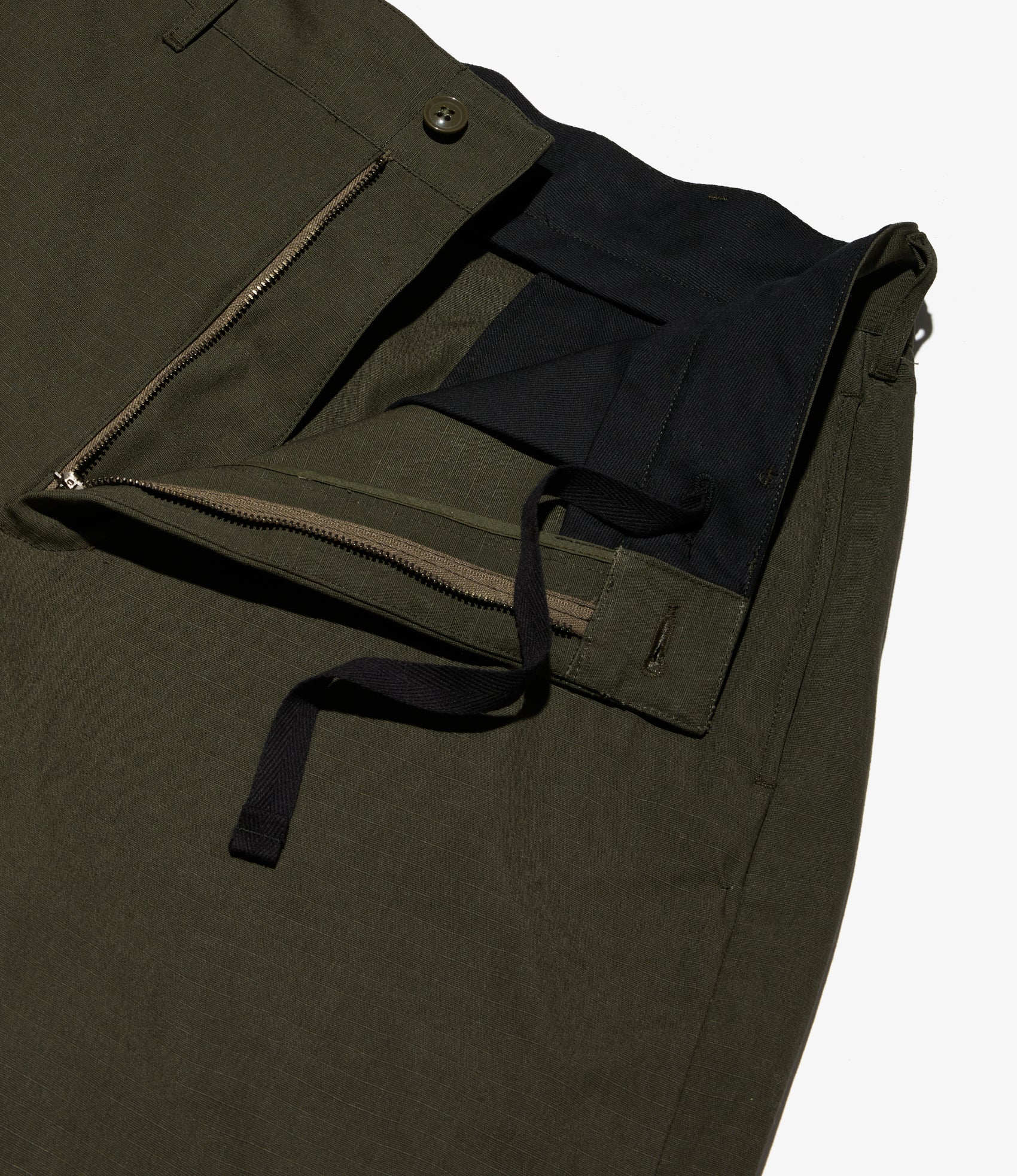 Chino Pant - Olive Heavyweight Cotton Ripstop - Image 3