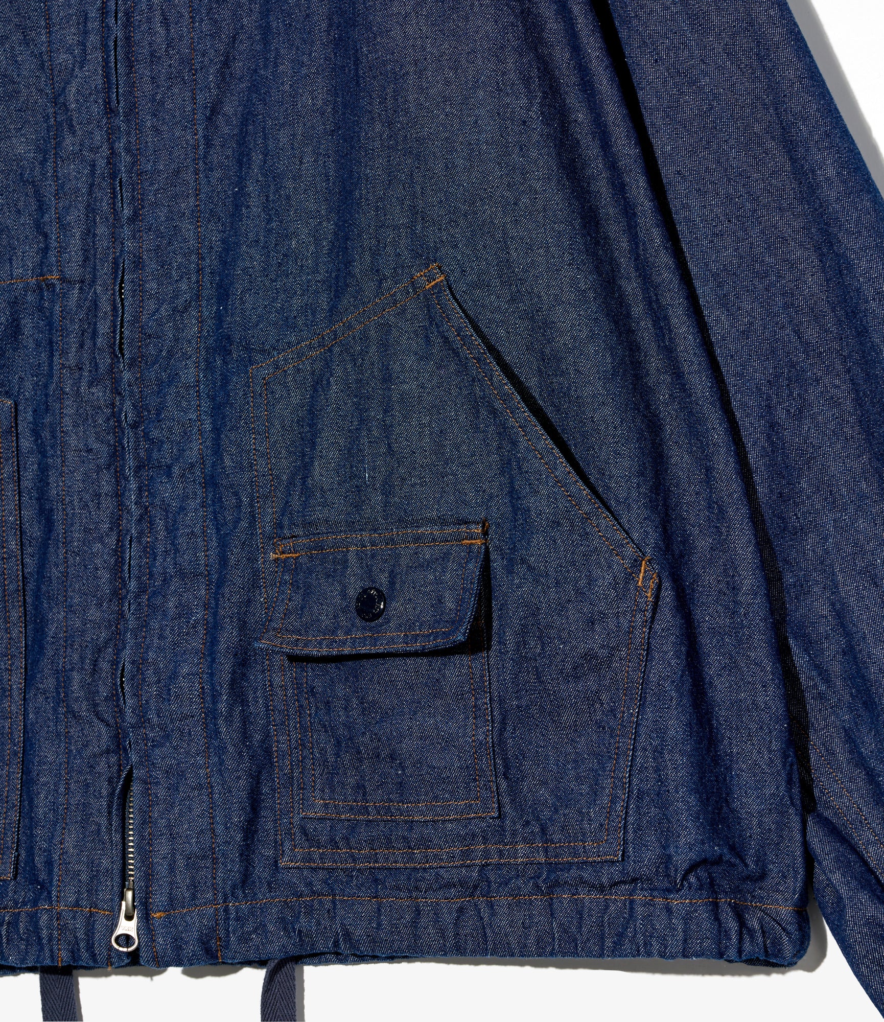 Deck Parka - Indigo Industrial 8oz Denim - Image 3