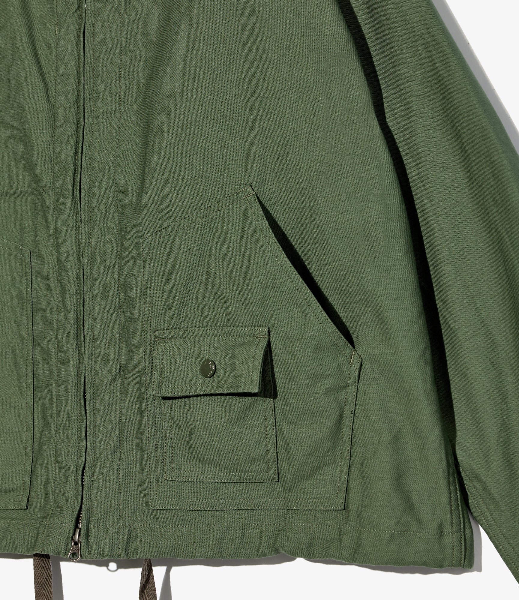 Deck Parka - Olive Cotton Reverse Sateen - Image 3
