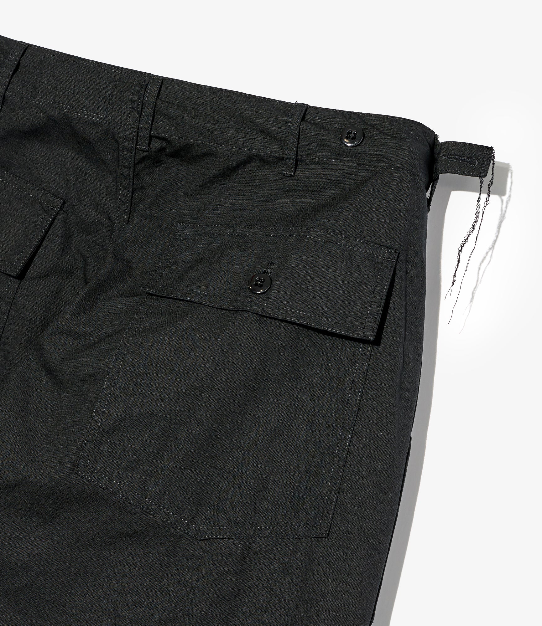 Fatigue Pant - Black Cotton Ripstop - Image 3