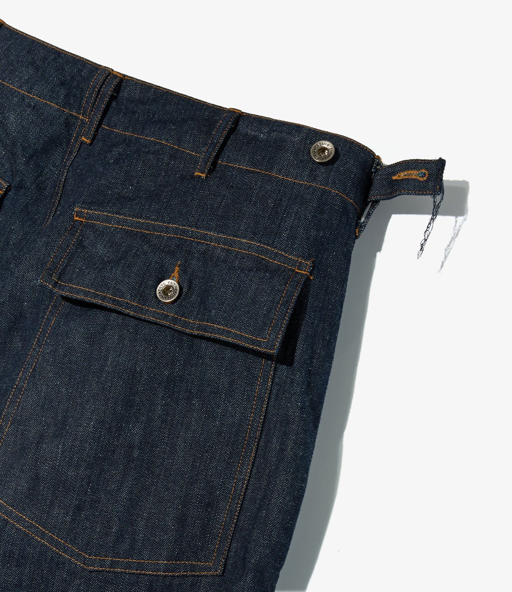 Fatigue Pant - Indigo 12oz Cone Denim - Image 3
