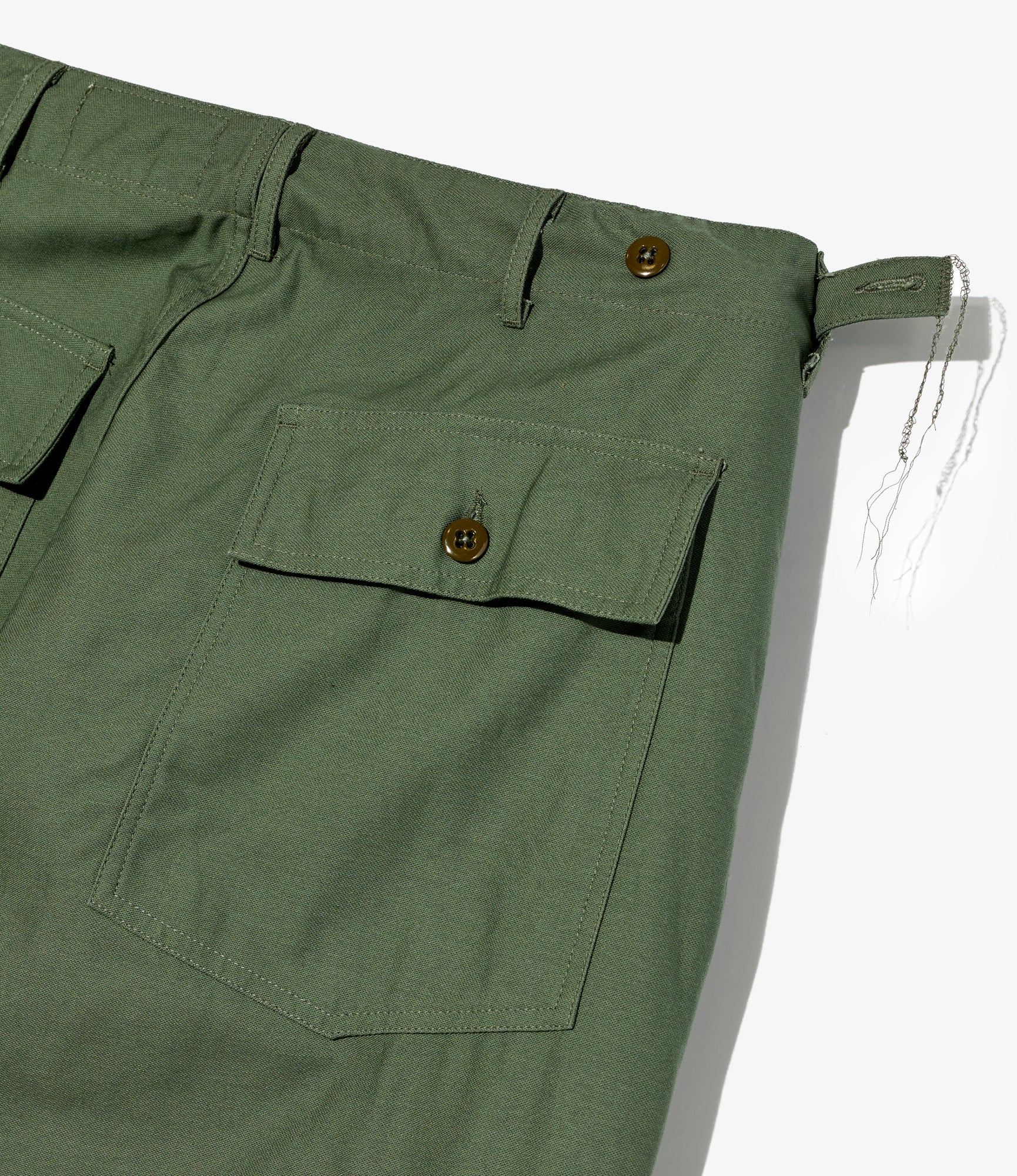 Fatigue Pant - Olive Cotton Reverse Sateen - Image 3