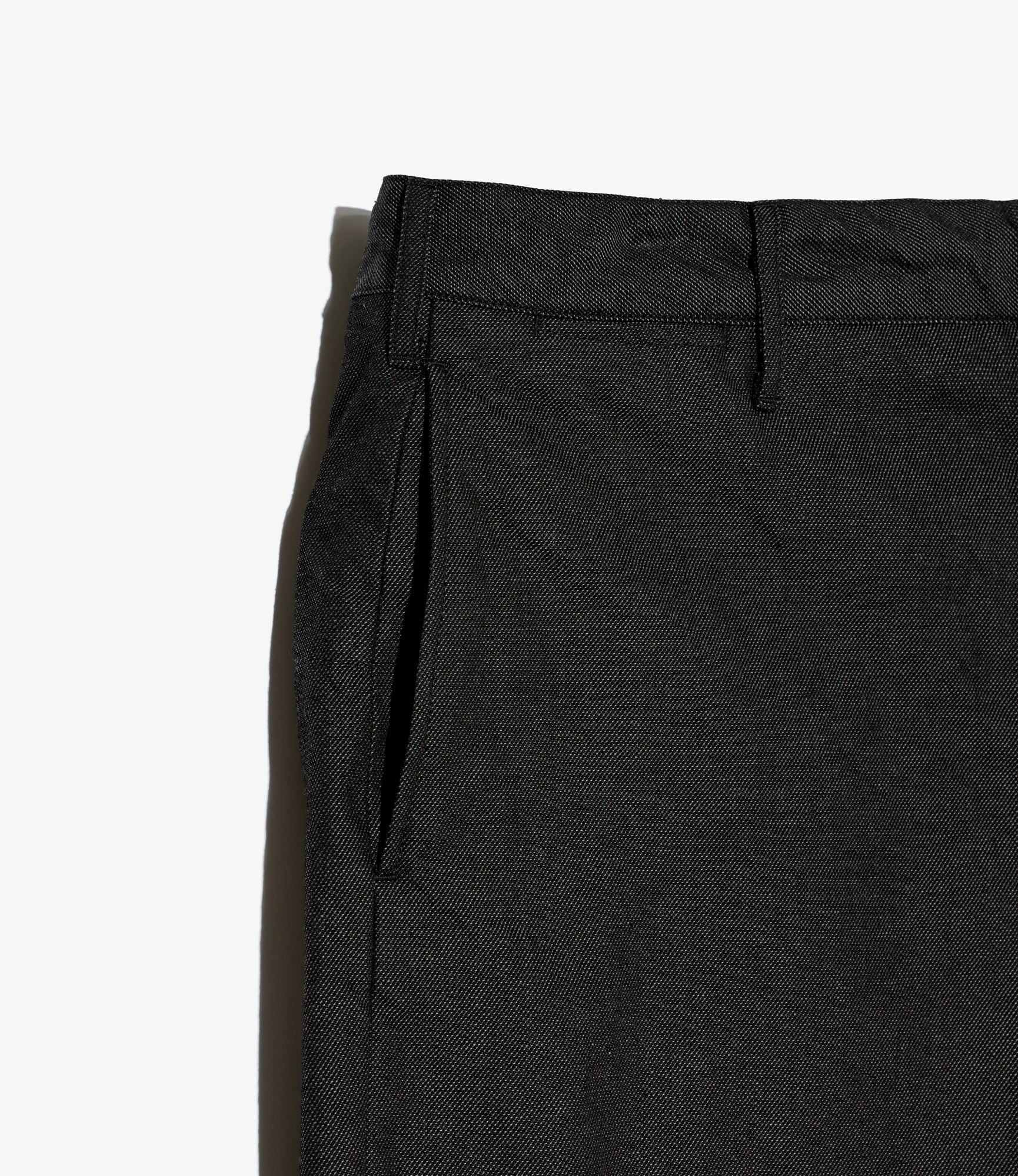 Ghurka Short - Charcoal Cotton Heavy Oxford - Image 3