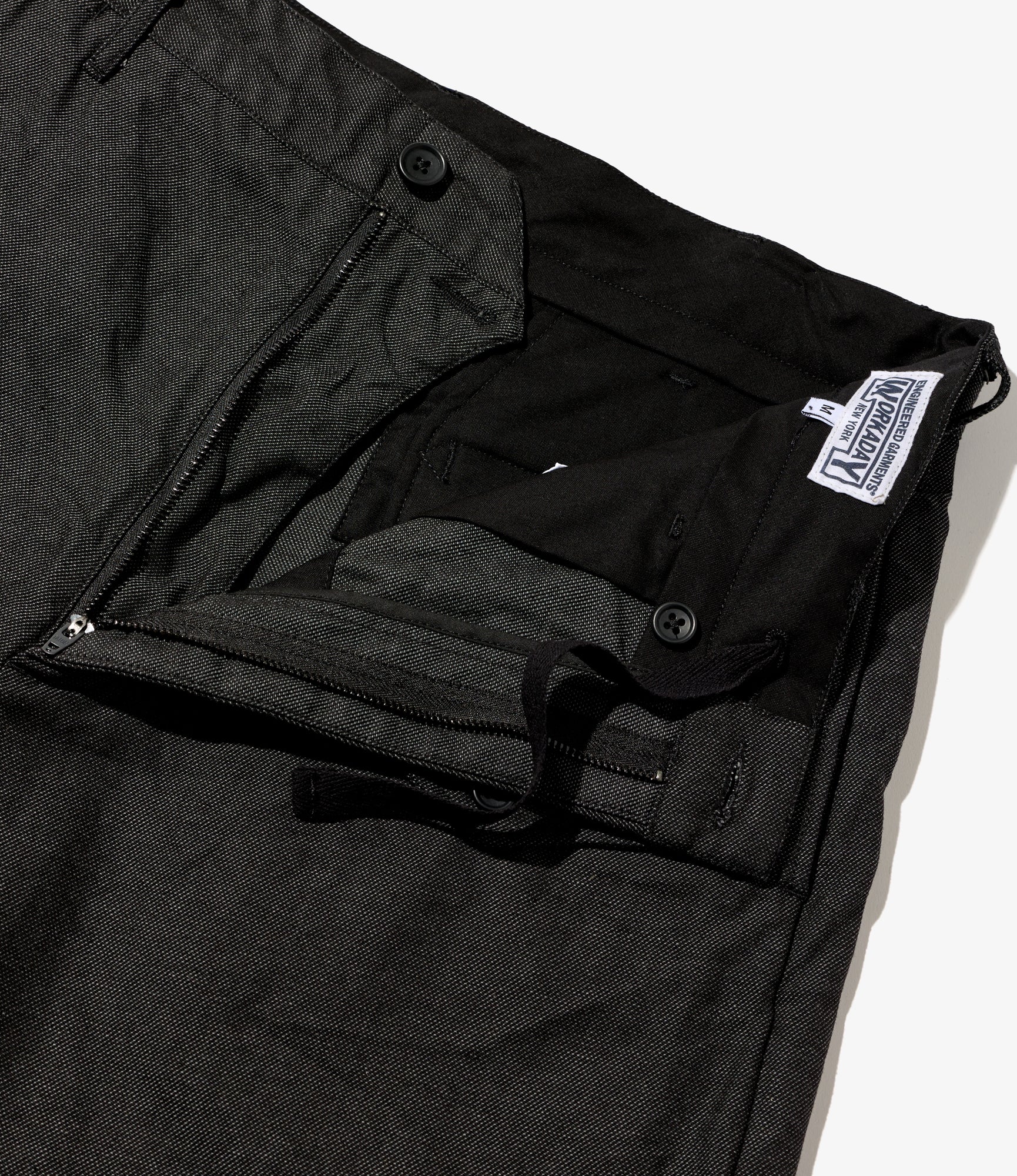 Ghurka Short - Charcoal Cotton Heavy Oxford - Image 4