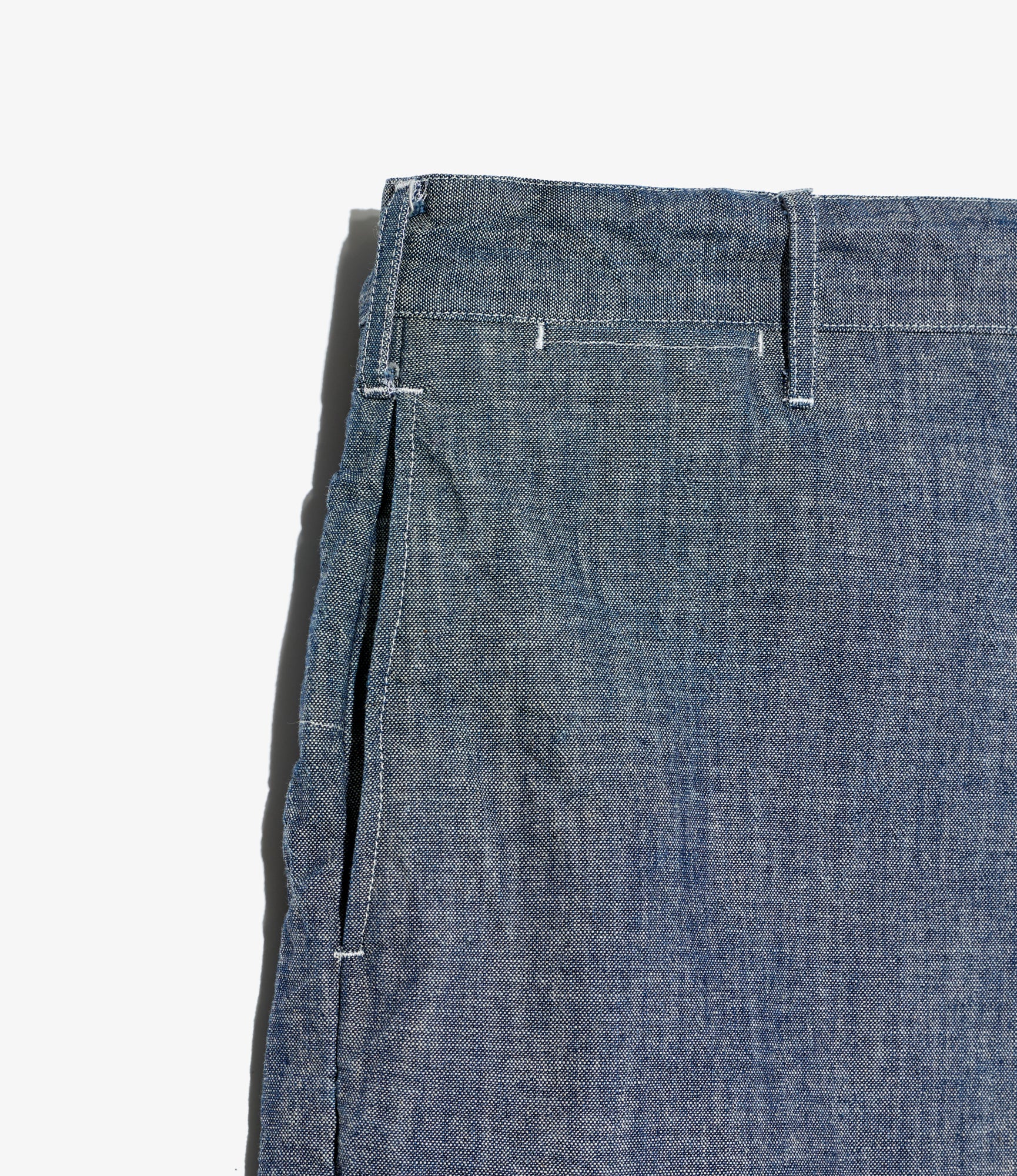Ghurka Short - Indigo 10oz Sea Canvas - Image 3