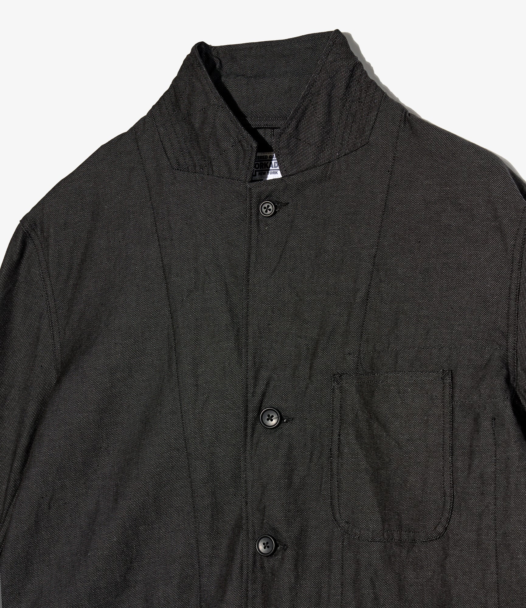 MED Blazer - Charcoal Cotton Heavy Oxford - Image 3