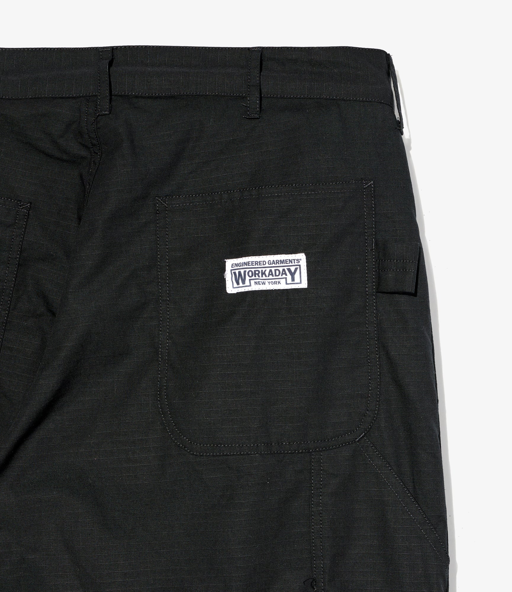 Painter Pant - Black Cotton Ripstop - Image 4