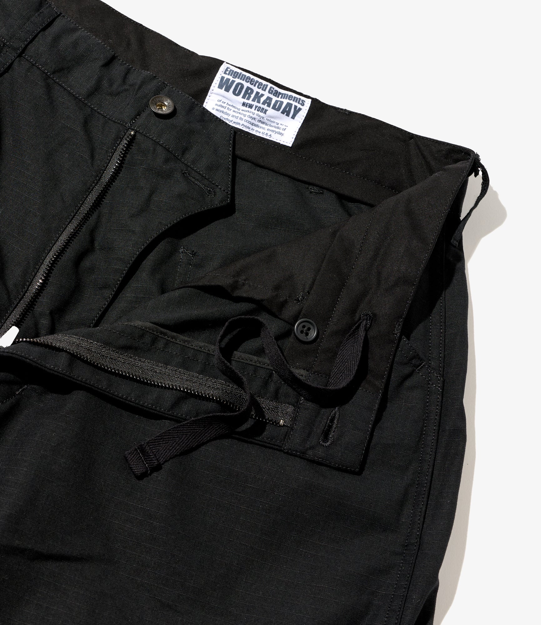 Painter Pant - Black Cotton Ripstop - Image 5