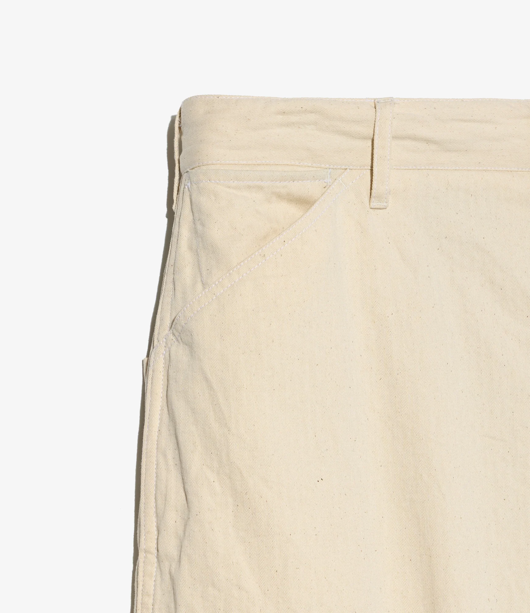 Painter Pant - Natural 7oz Cotton HB Twill - Image 3