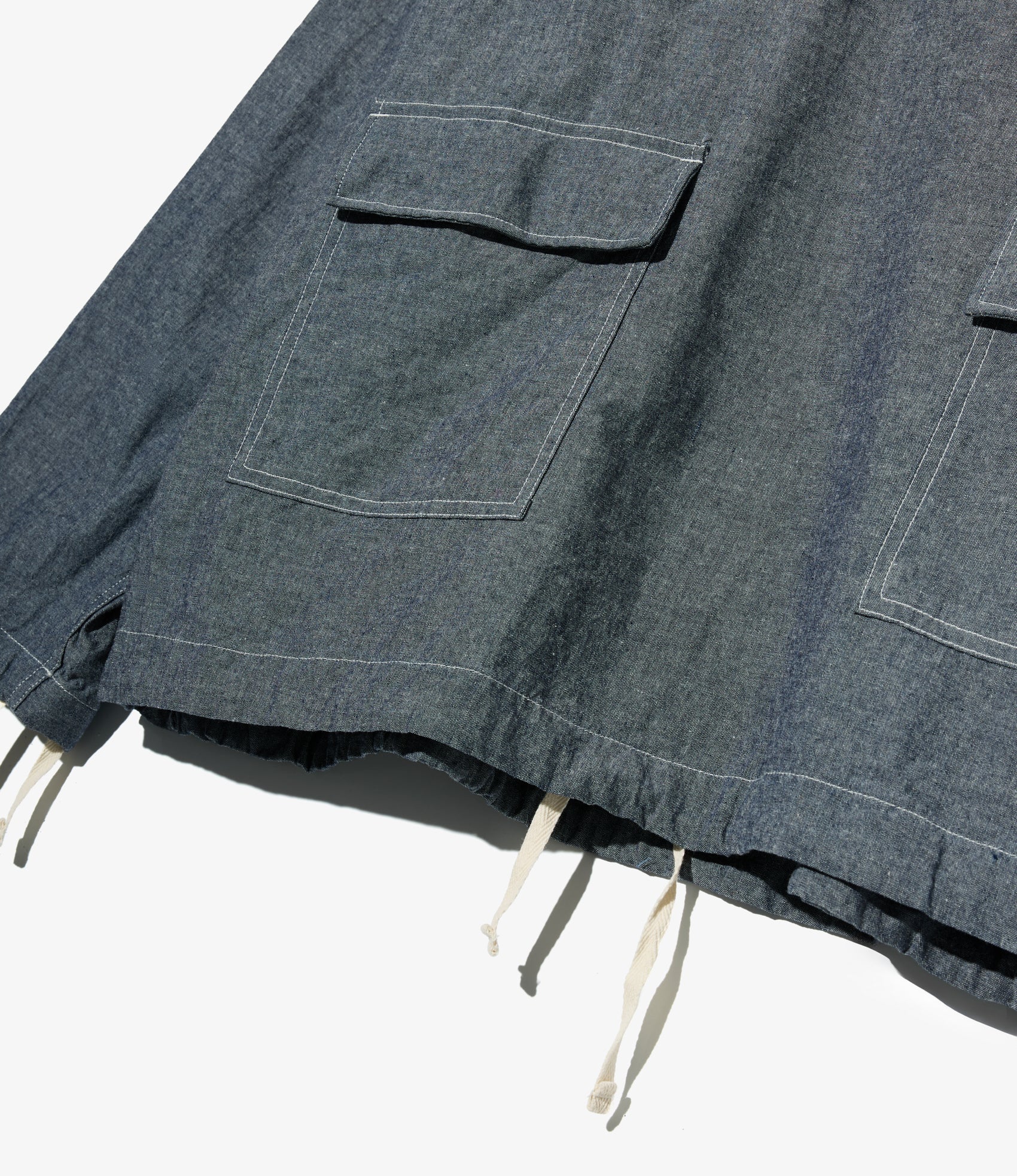 Salvage Smock - Indigo 4.5oz Cotton Chambray - Image 3