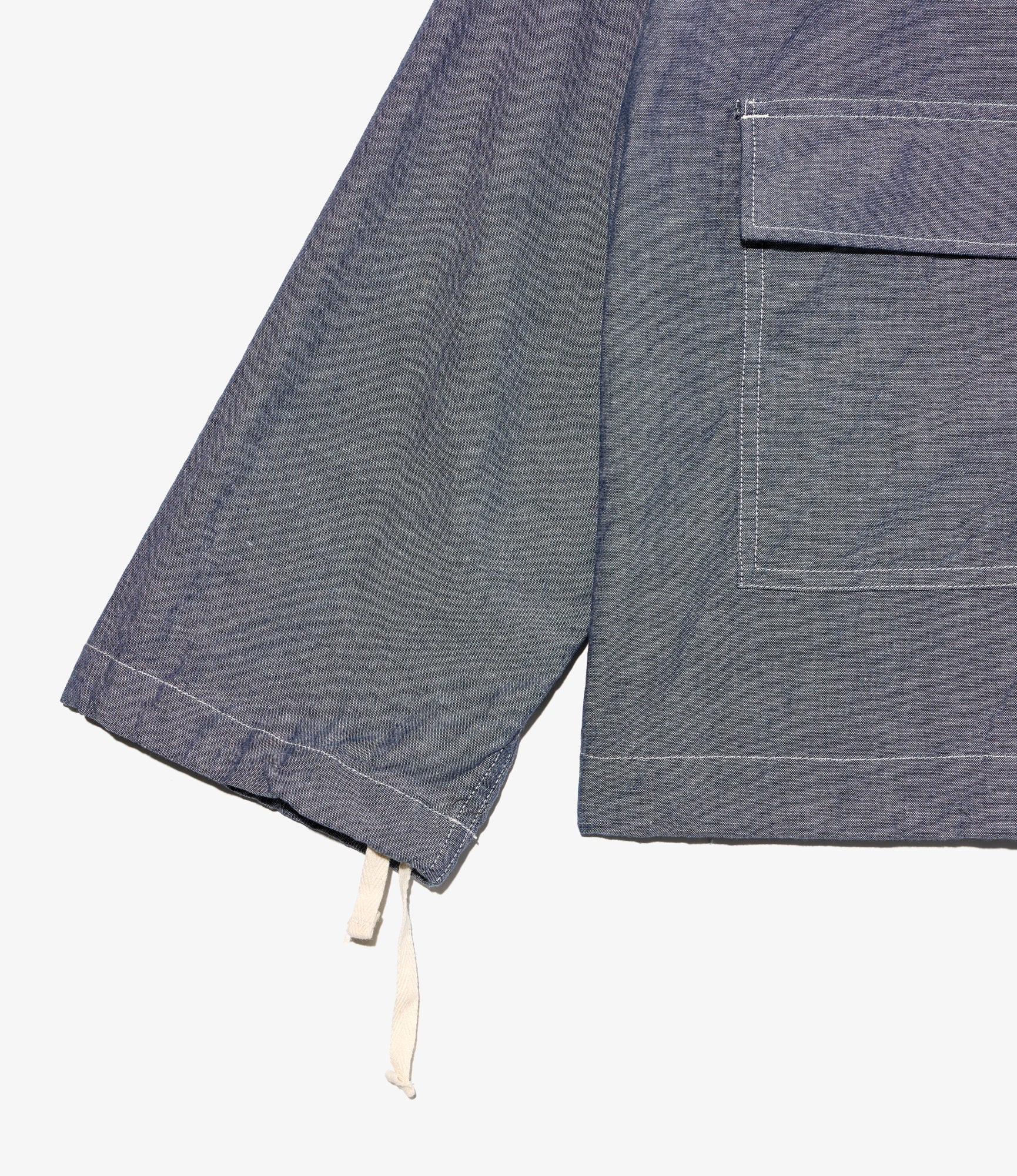 Salvage Smock - Indigo Cotton Chambray - Image 4